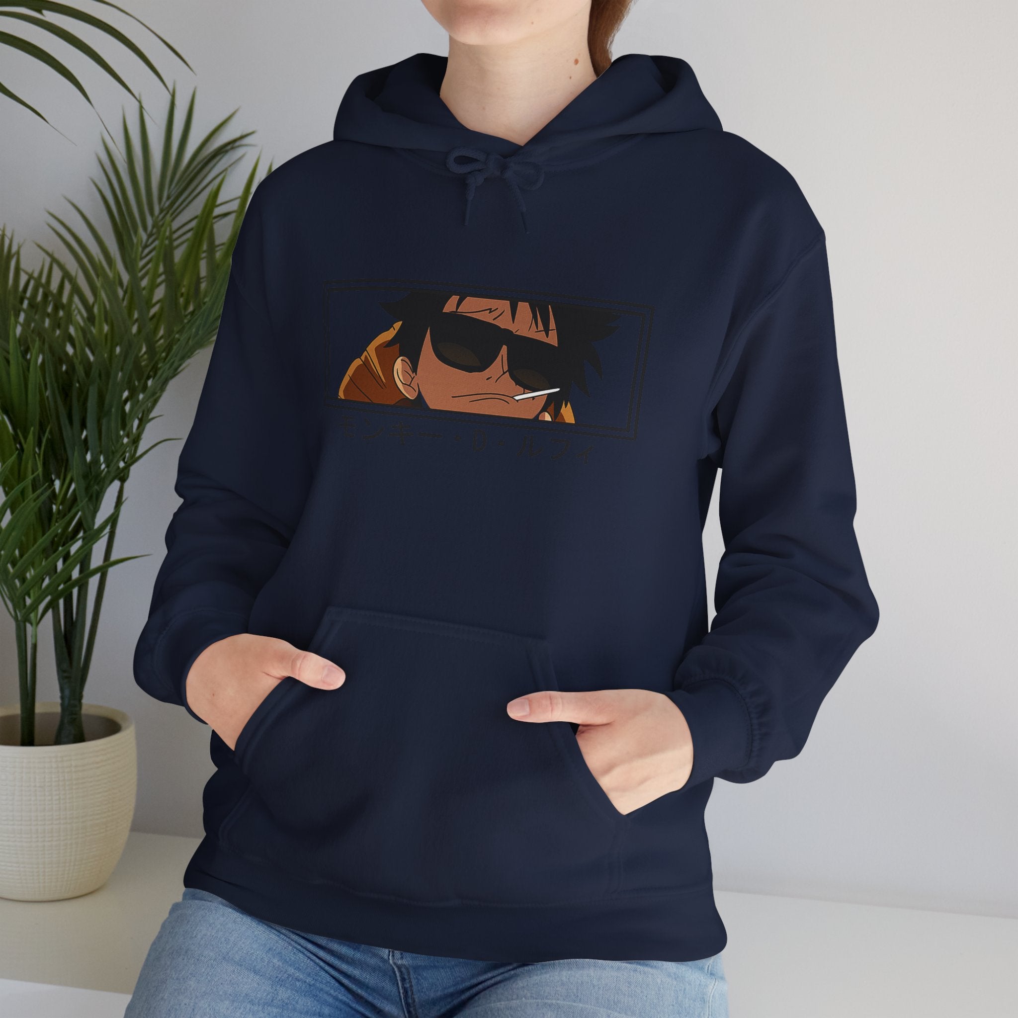 Anime Sunglasses Hoodie — モンキー・D・ルフィ Trackable Goggles Design