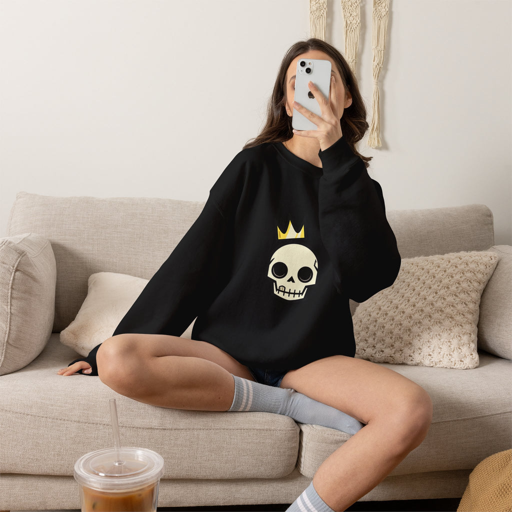Crowned Skull Crewneck Sweatshirt