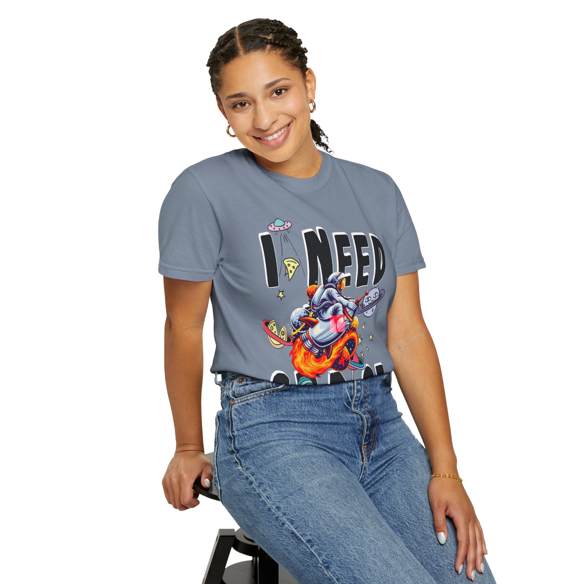 I Need Space T-Shirt — Funny Space Cartoon Astronaut Tee