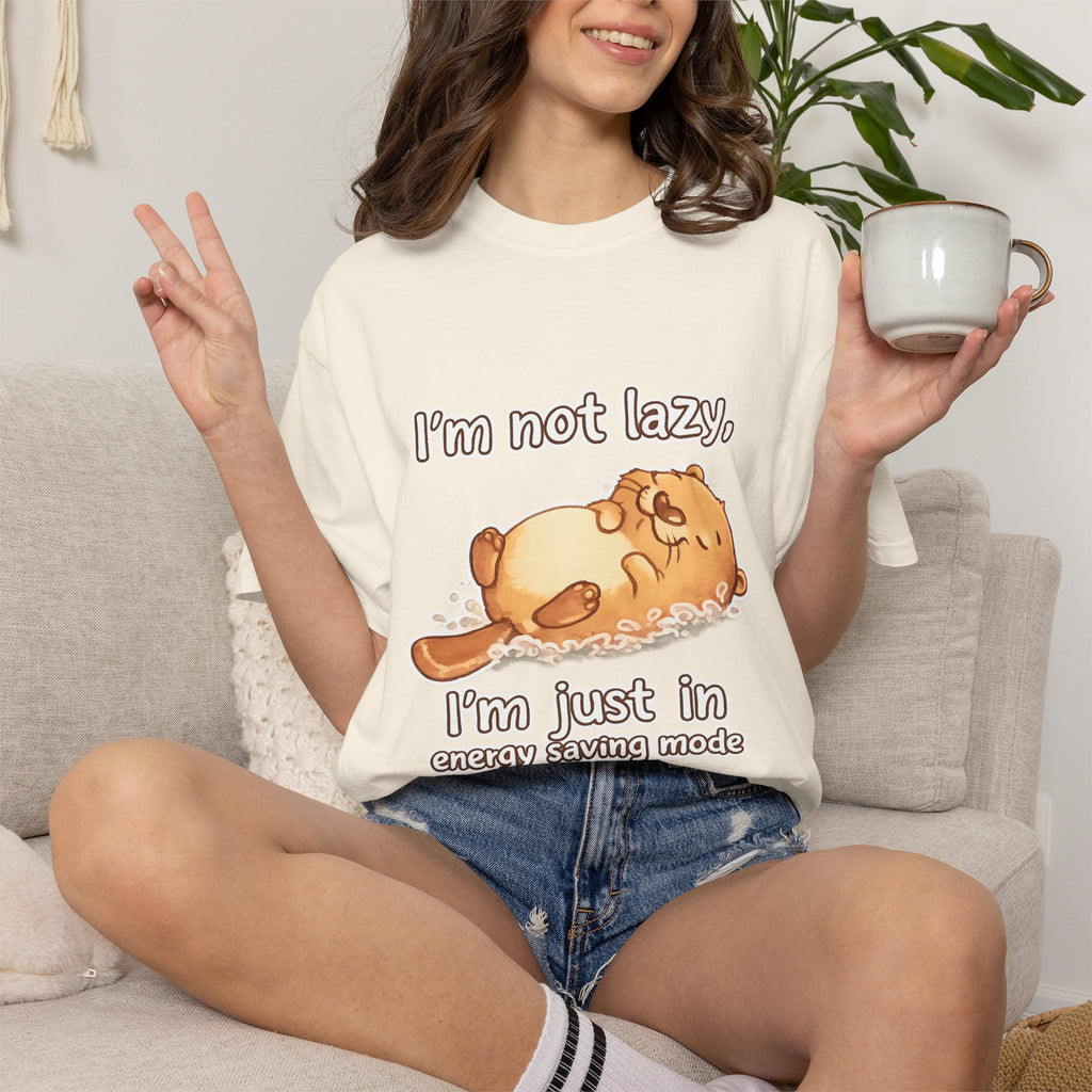 Funny 'I'm Not Lazy, I'm in Energy Saving Mode' T-Shirt