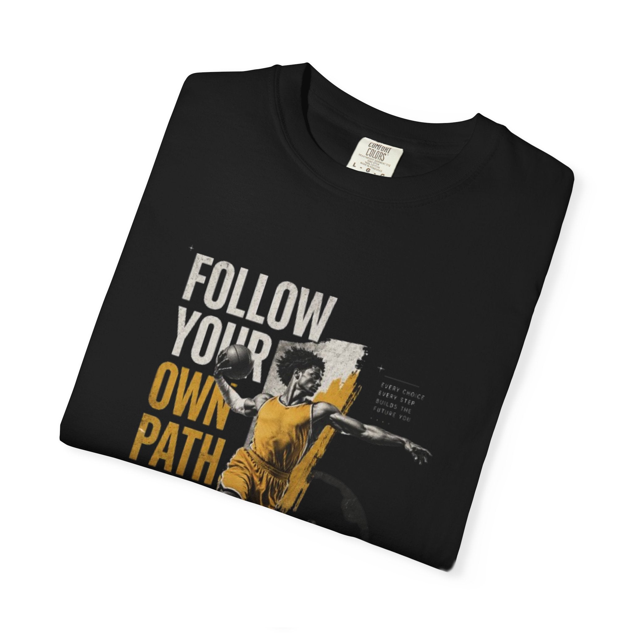 Follow Your Own Path T-Shirt — Inspirational Soccer Player Graphic Tee