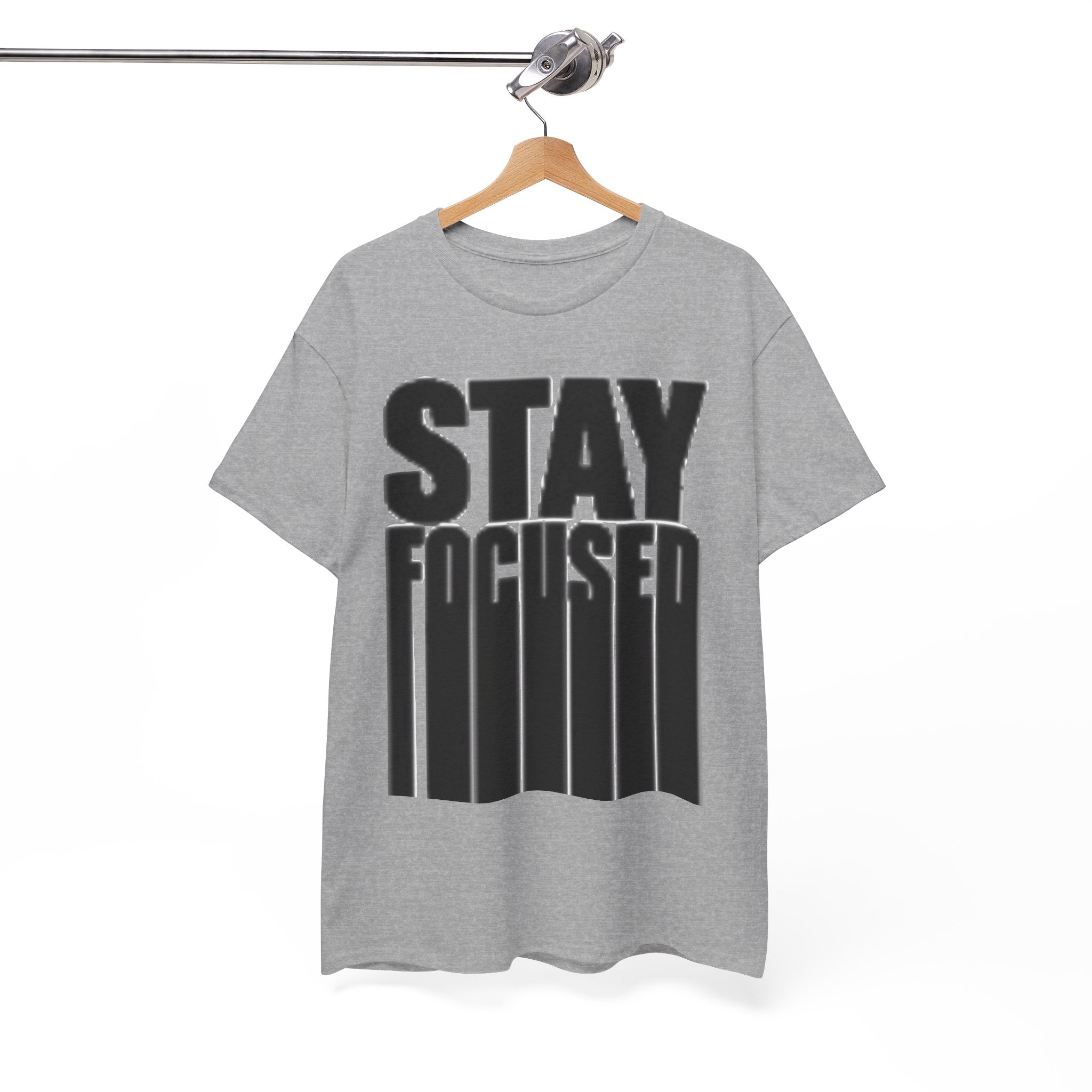 Stay Focused Tee — Motivational Graphic T‑Shirt