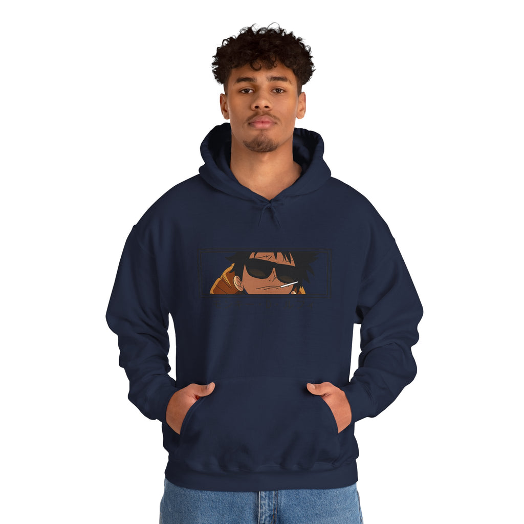 Anime Sunglasses Hoodie — モンキー・D・ルフィ Trackable Goggles Design
