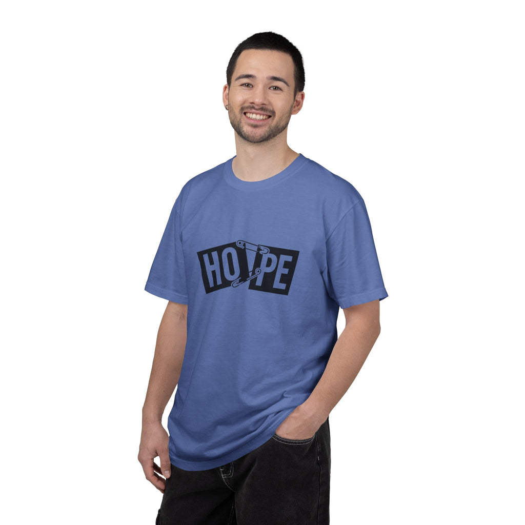 Hope Safety Pin T-Shirt — Graphic 'HOPE' Design