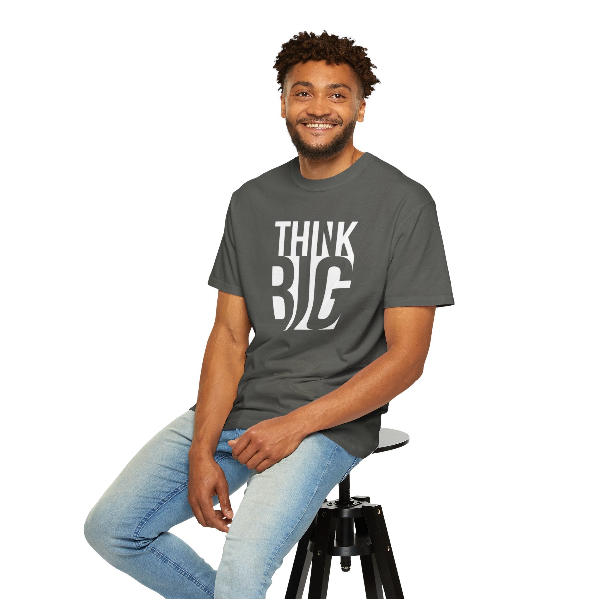 Think Big Graphic T-Shirt — Motivational Typography Tee