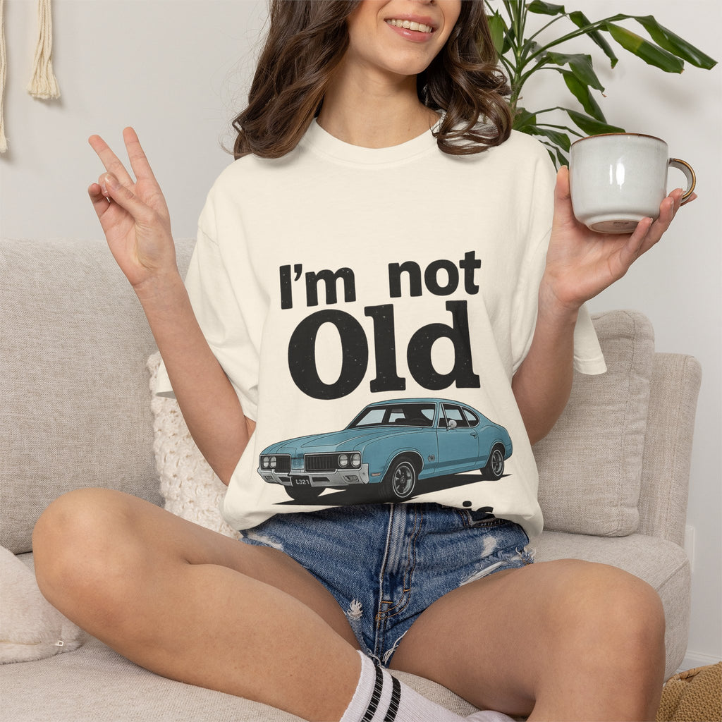 Classic Car T-Shirt — "I'm Not Old I'm Classic" Vintage Auto Tee