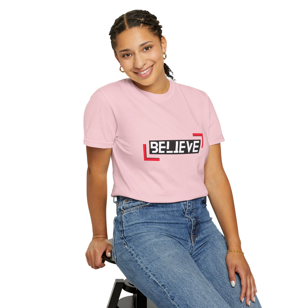 Believe Graphic T-Shirt — Bold Motivational Tee