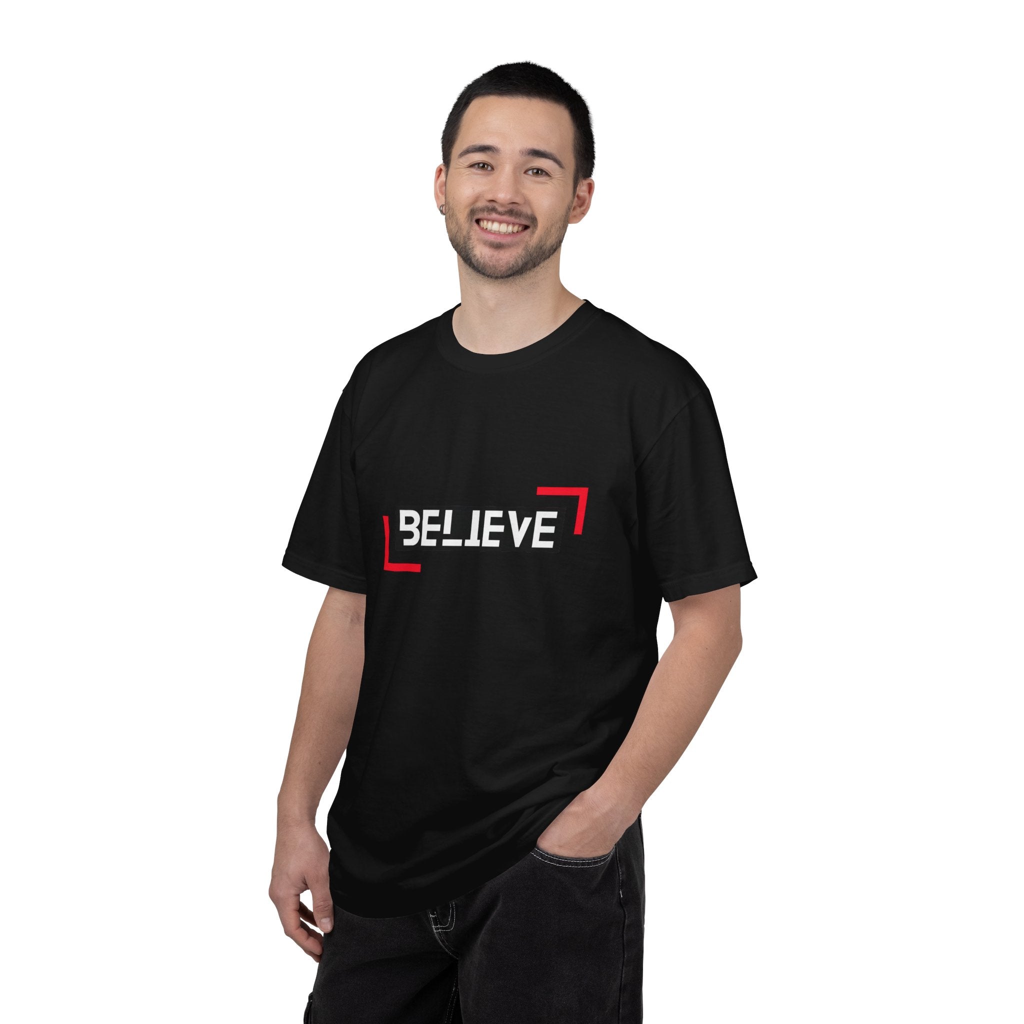 Believe Graphic T-Shirt — Bold Motivational Tee