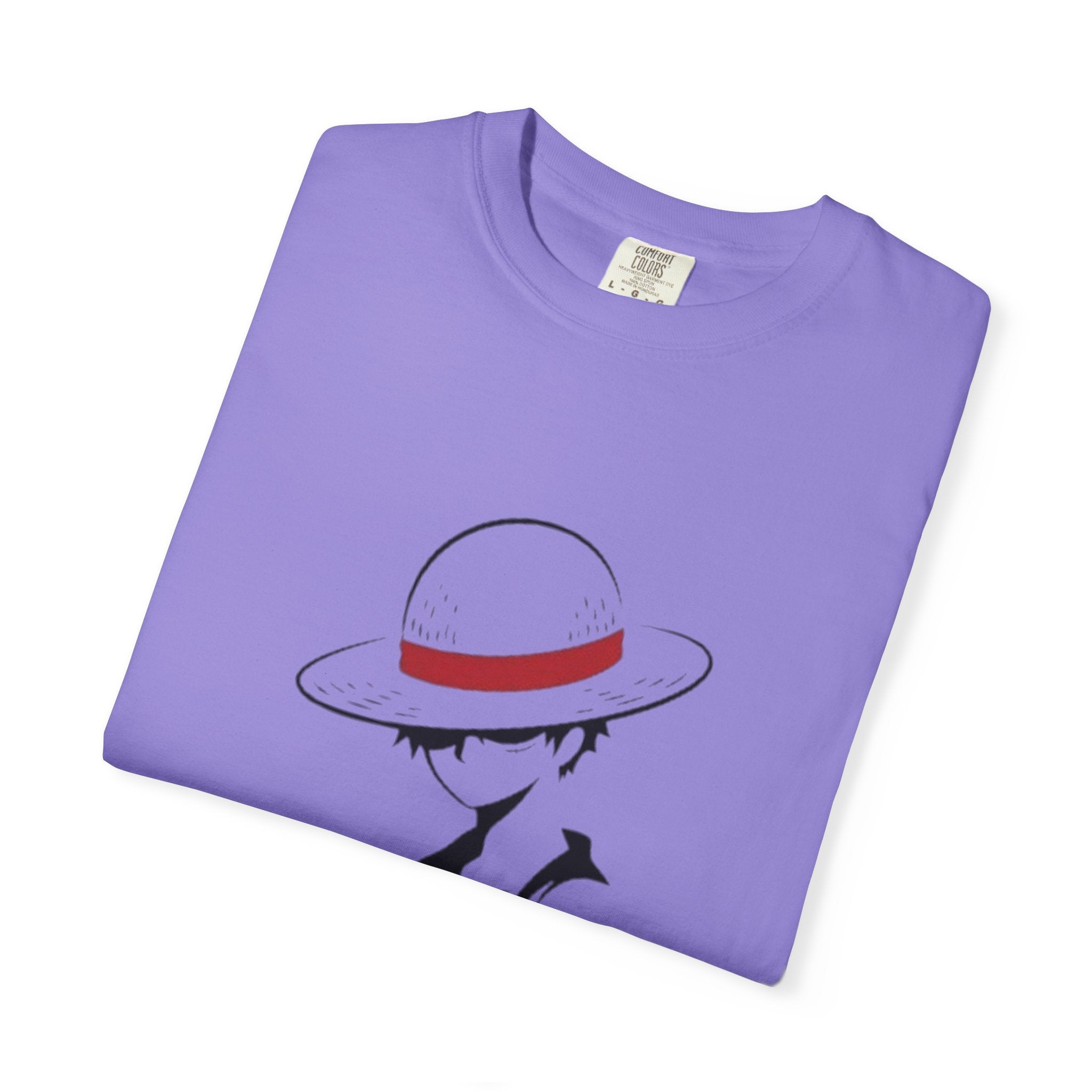 Minimal Straw Hat Silhouette T-Shirt
