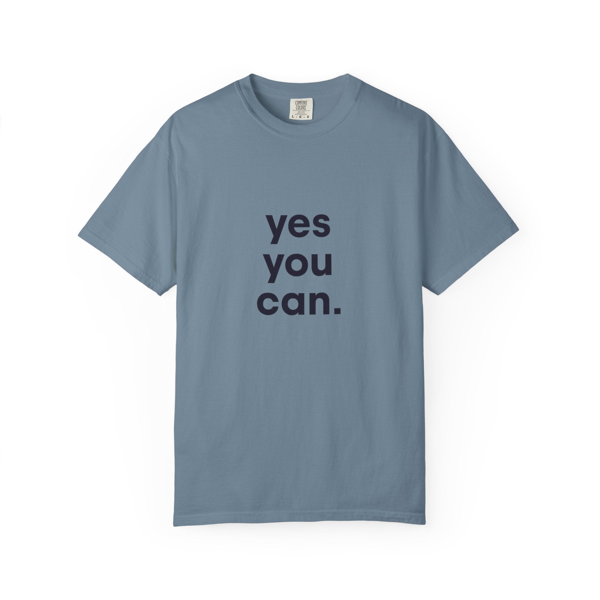 Yes You Can T-Shirt — Minimal Motivational Tee