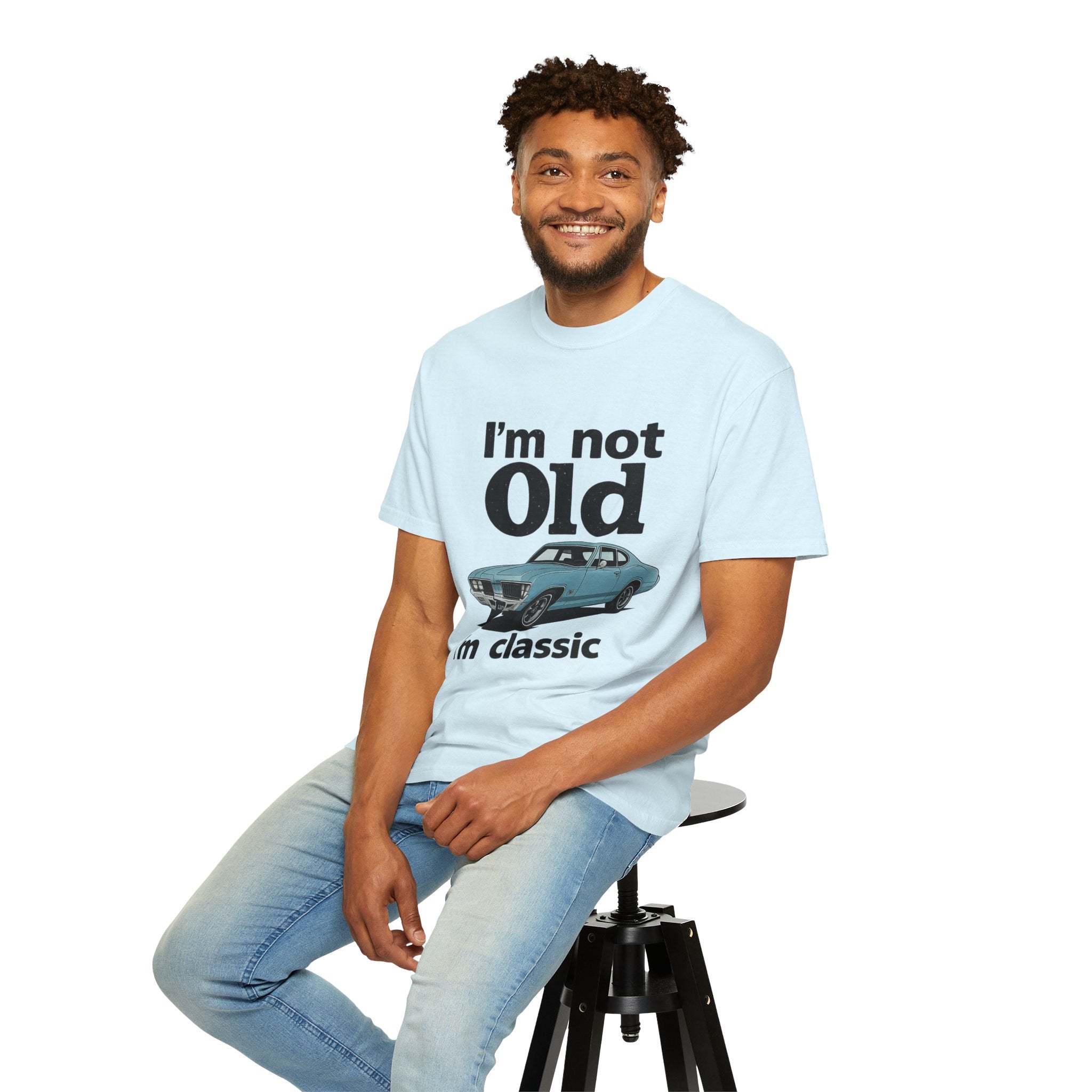 Classic Car T-Shirt — "I'm Not Old I'm Classic" Vintage Auto Tee