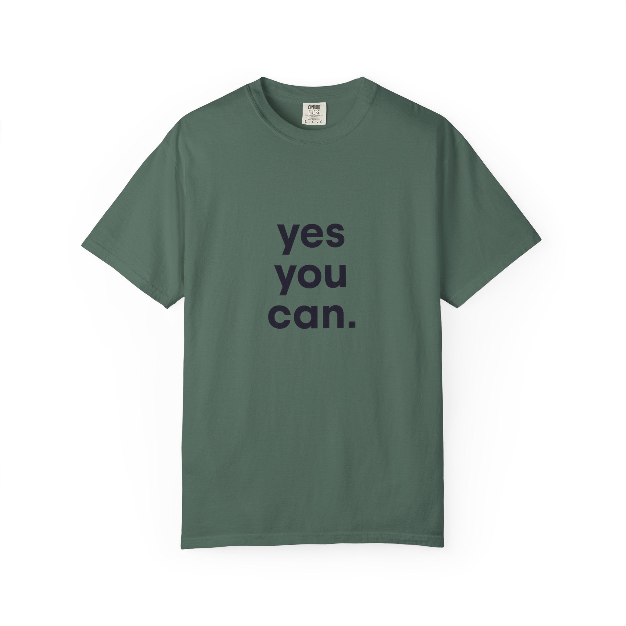 Yes You Can T-Shirt — Minimal Motivational Tee