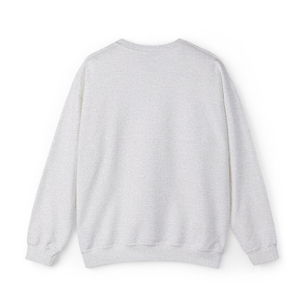Live In The Moment Crewneck Sweatshirt — Minimal Clock Graphic Embroidered