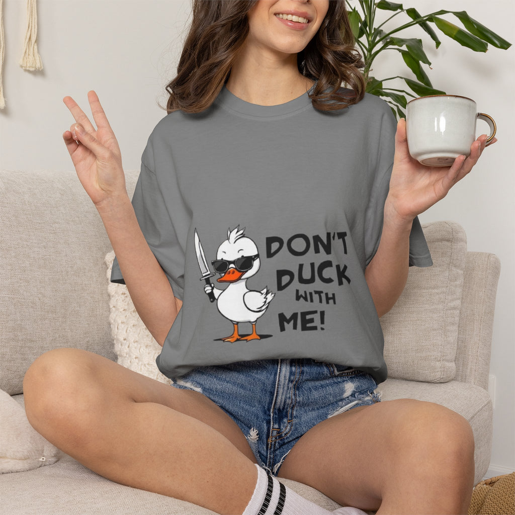 Don't Duck With Me T-Shirt — Funny Angry Duck Graphic Tee