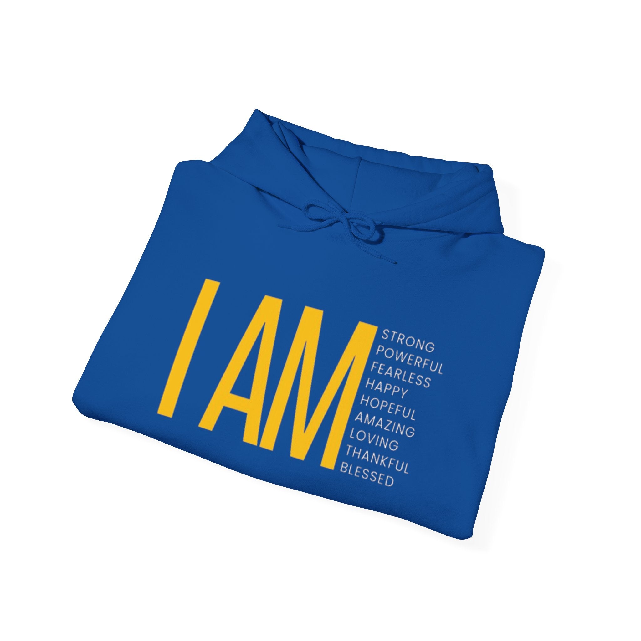 I AM Affirmation Hoodie — Inspirational Self-Love Sweatshirt
