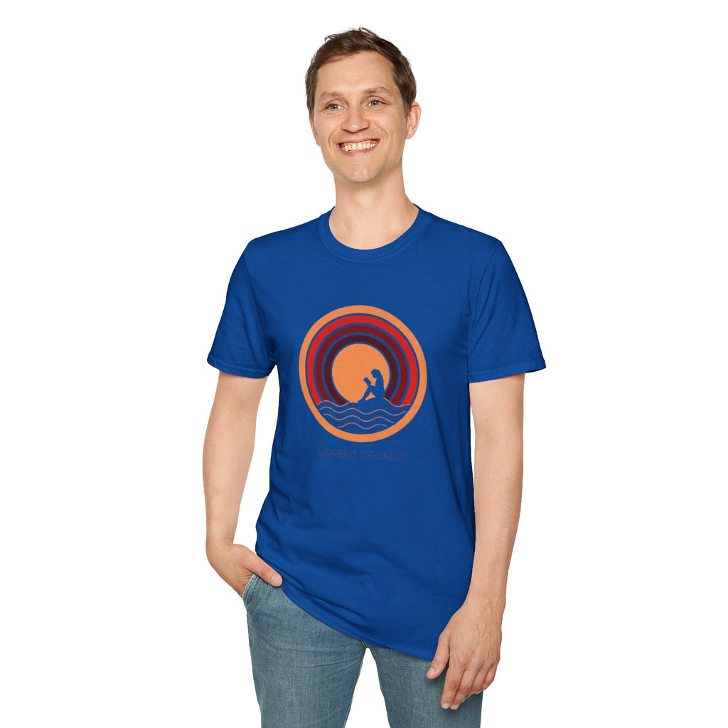 Sunset Surf T-Shirt — Retro Waves "Saltwater & Soul" Graphic Tee