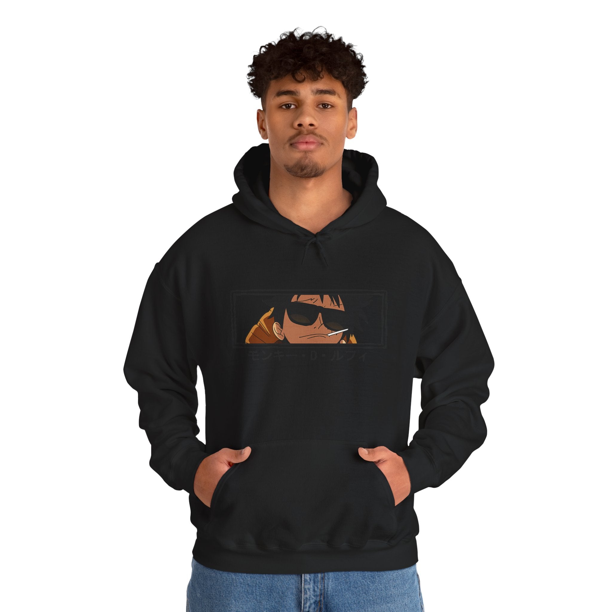 Anime Sunglasses Hoodie — モンキー・D・ルフィ Trackable Goggles Design