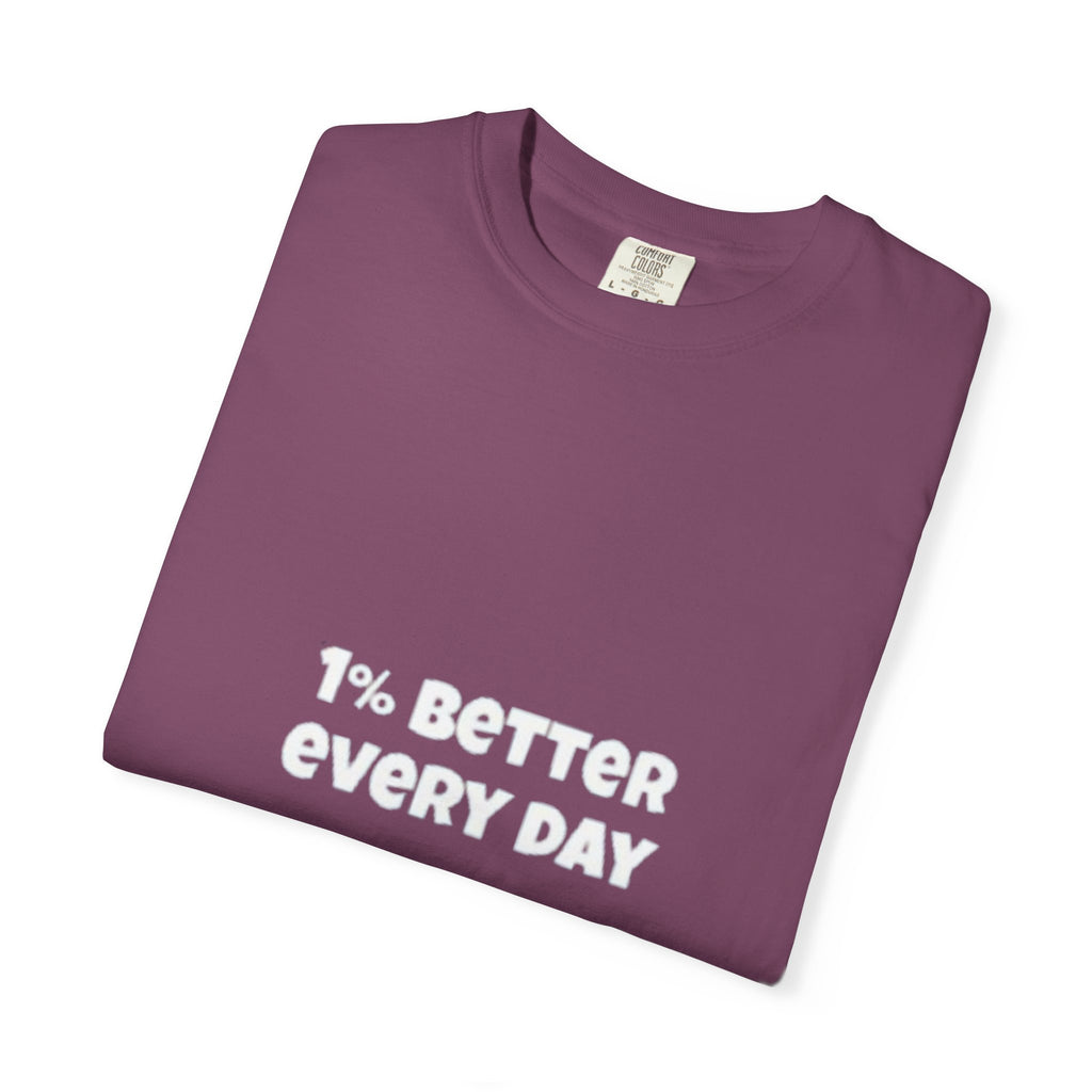 1% Better Every Day T-Shirt — Motivational Daily Progress Tee