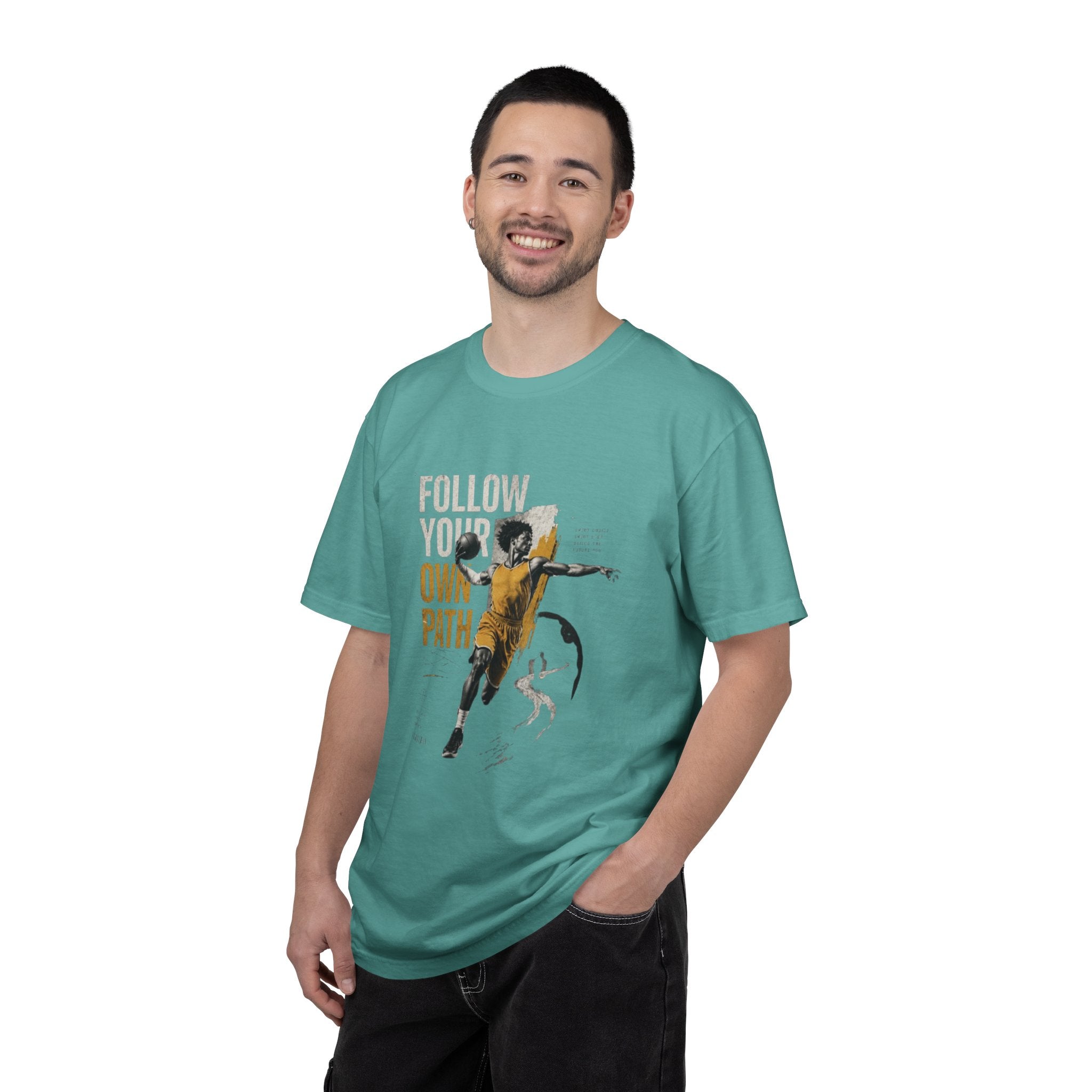 Follow Your Own Path T-Shirt — Inspirational Soccer Player Graphic Tee