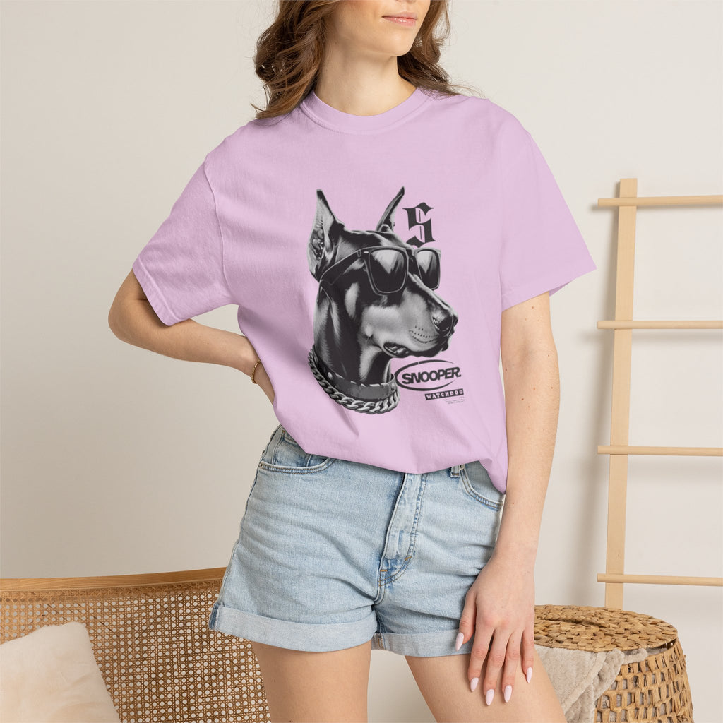 Doberman Sunglasses Graphic T-Shirt — "Snooper" Streetwear Tee