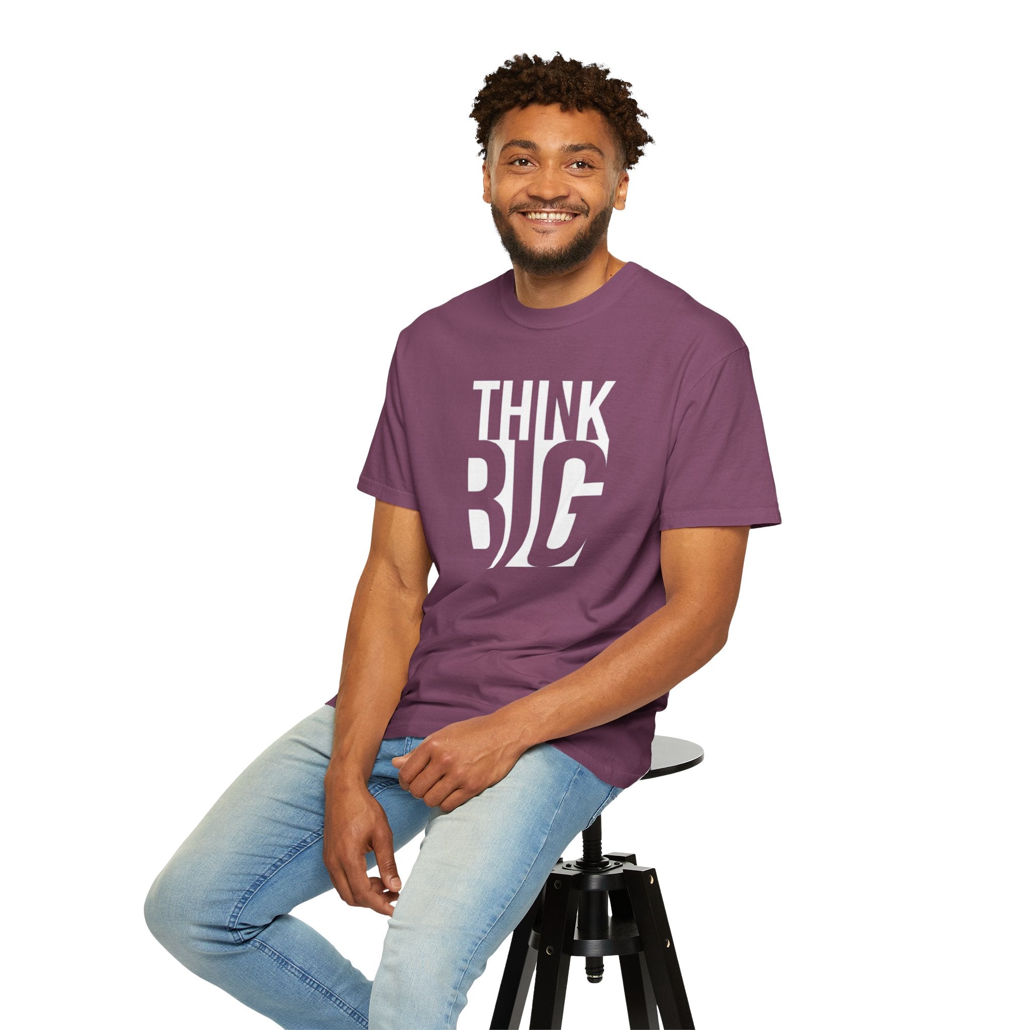 Think Big Graphic T-Shirt — Motivational Typography Tee