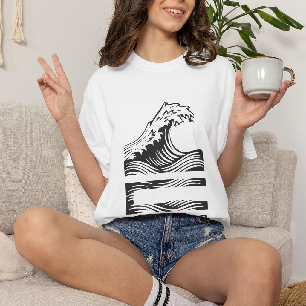 Rise Up Wave T-Shirt — Graphic Ocean Wave Tee