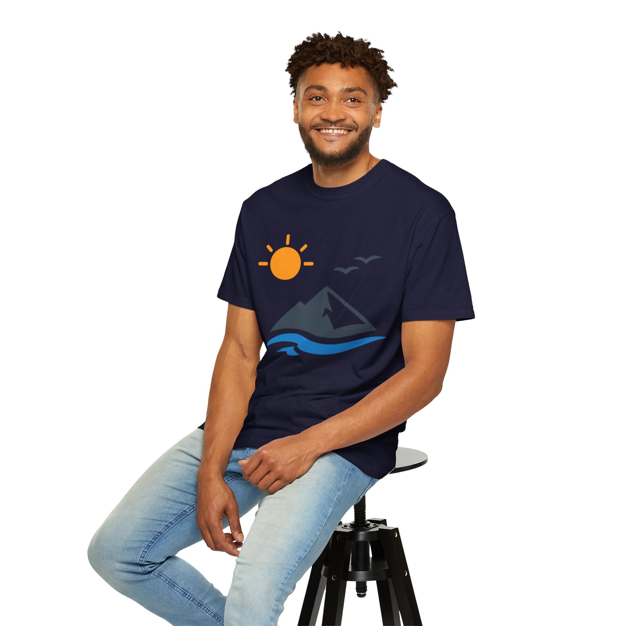 Mountain Sunrise T-Shirt — Scenic Outdoor Graphic Tee