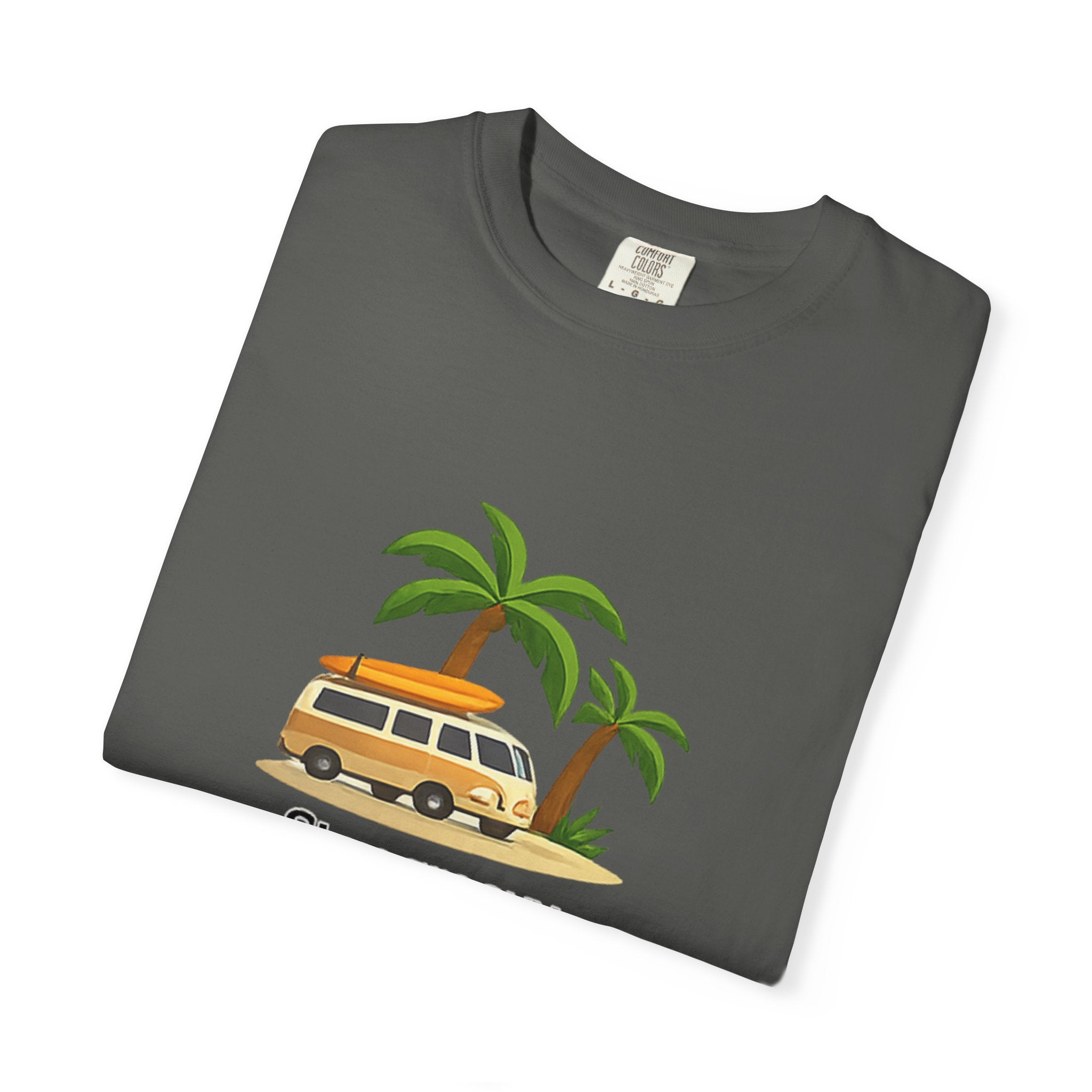 Vintage Surf Van T-Shirt – "Stay Groovy" Retro Beach Tee