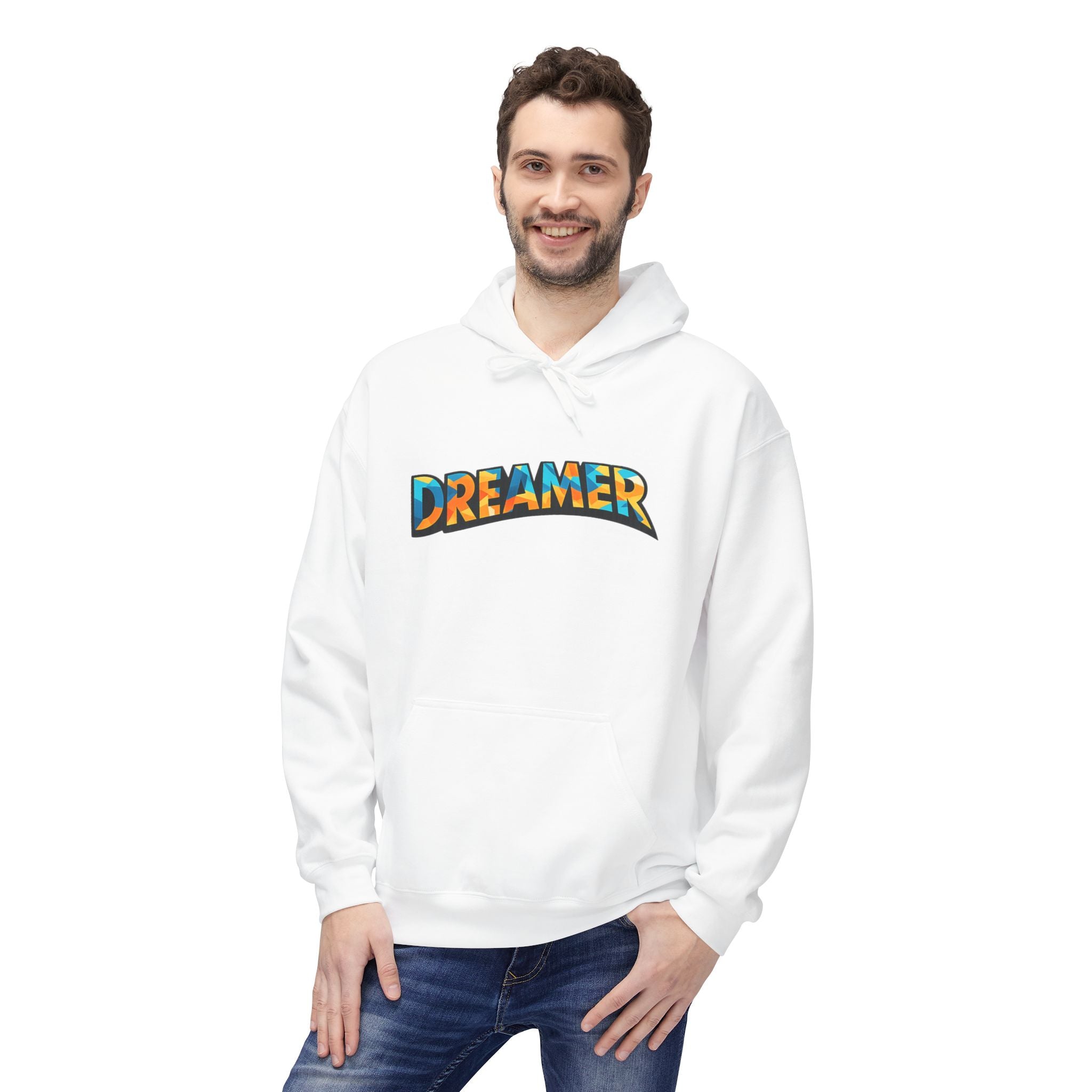 Dreamer Hoodie — Colorful Retro Graphic Pullover
