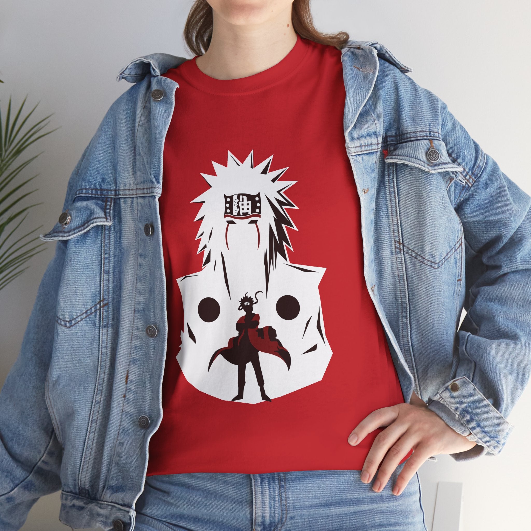 Anime Shadow Warrior T-Shirt — Silhouette Battle Graphic Tee