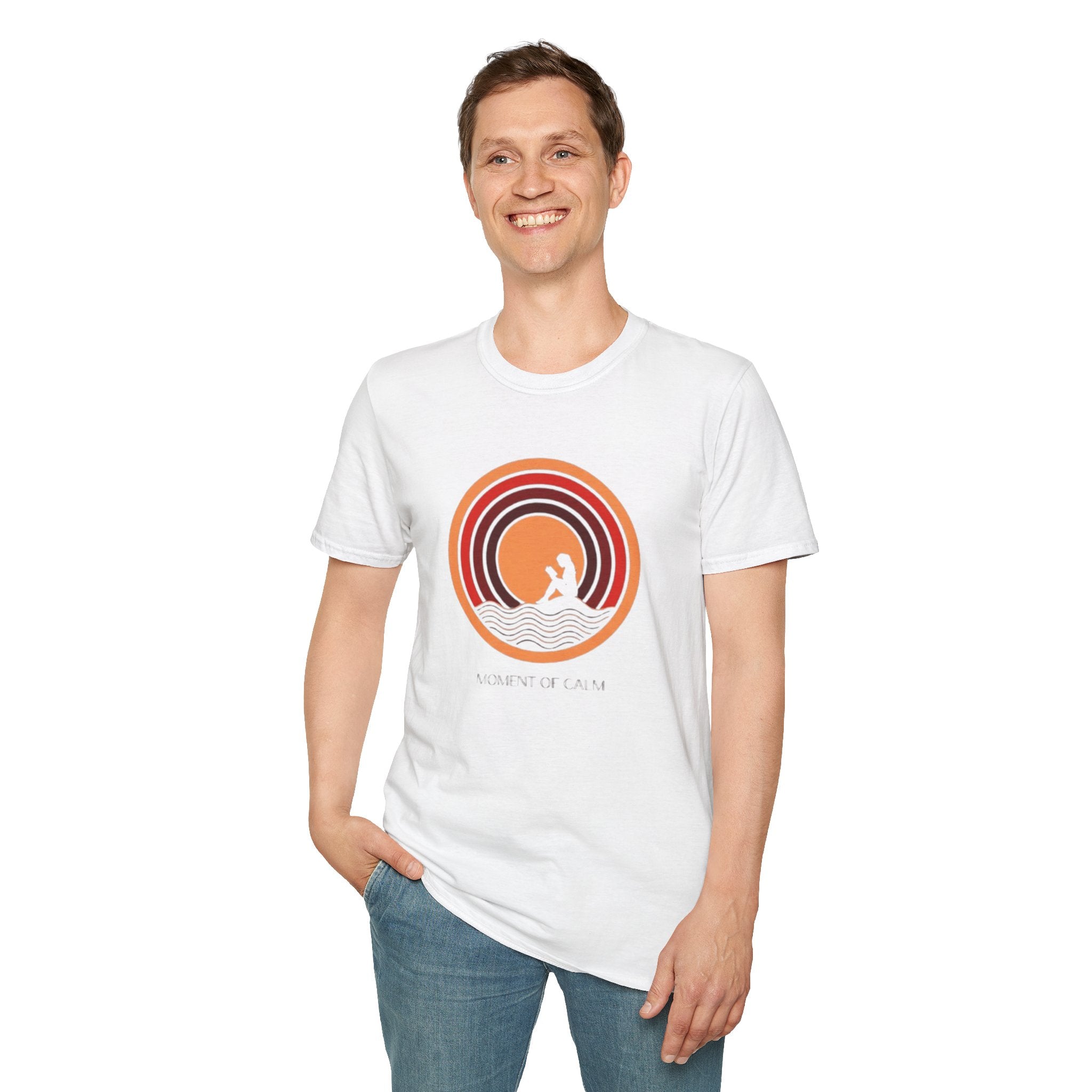 Sunset Surf T-Shirt — Retro Waves "Saltwater & Soul" Graphic Tee