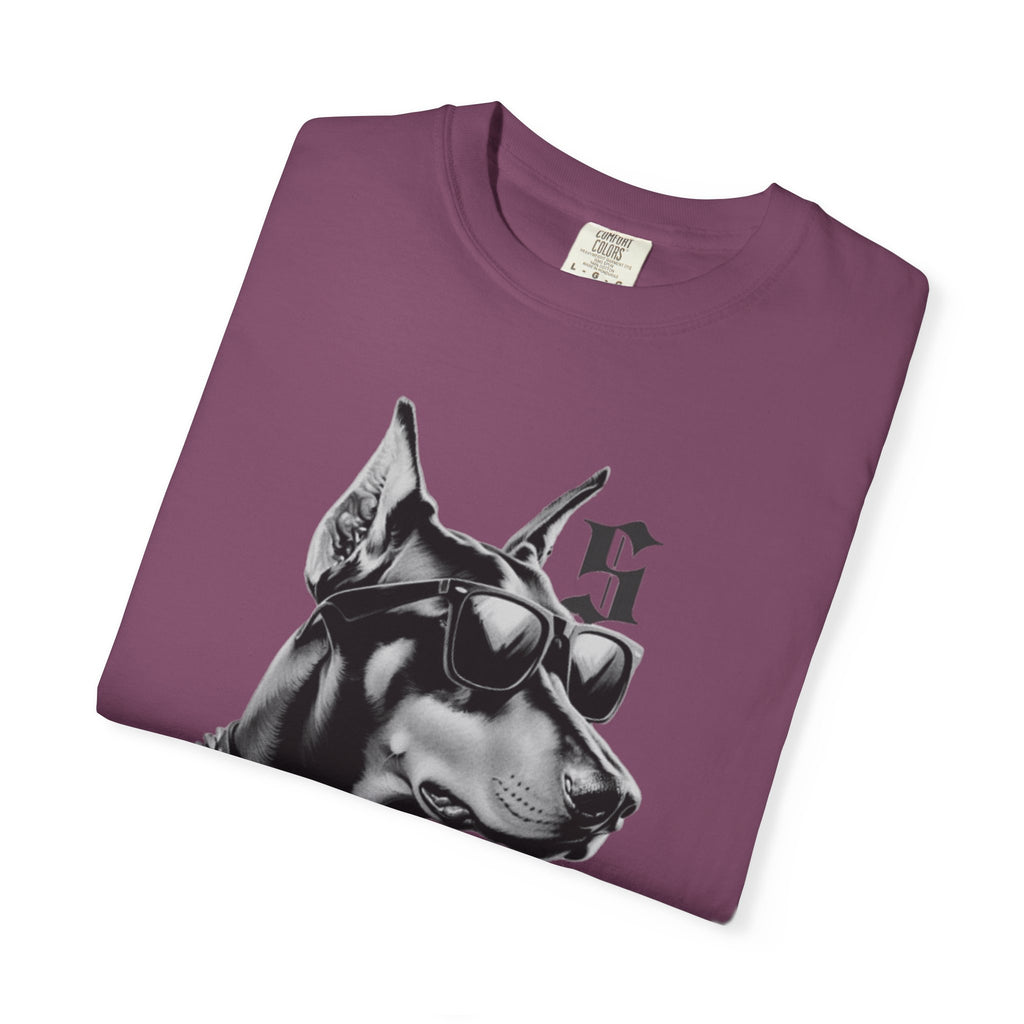 Doberman Sunglasses Graphic T-Shirt — "Snooper" Streetwear Tee