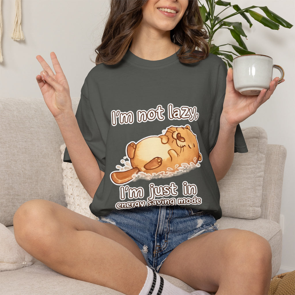 Funny 'I'm Not Lazy, I'm in Energy Saving Mode' T-Shirt