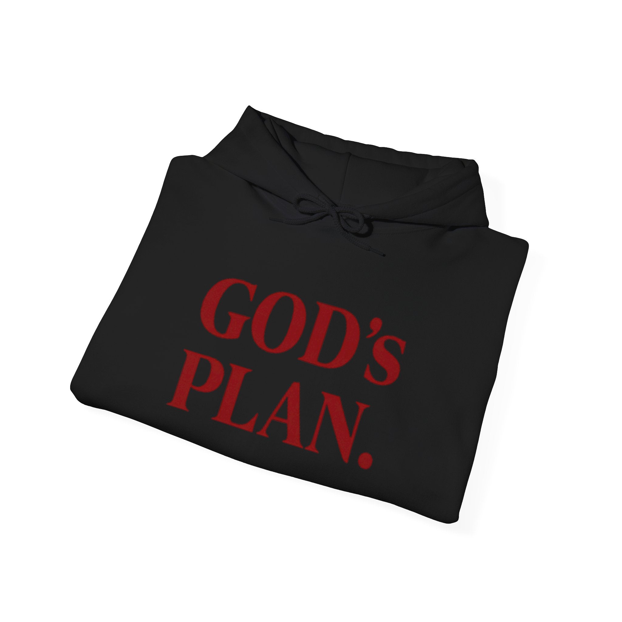 God's Plan Hoodie — Faith-Inspired White Pullover
