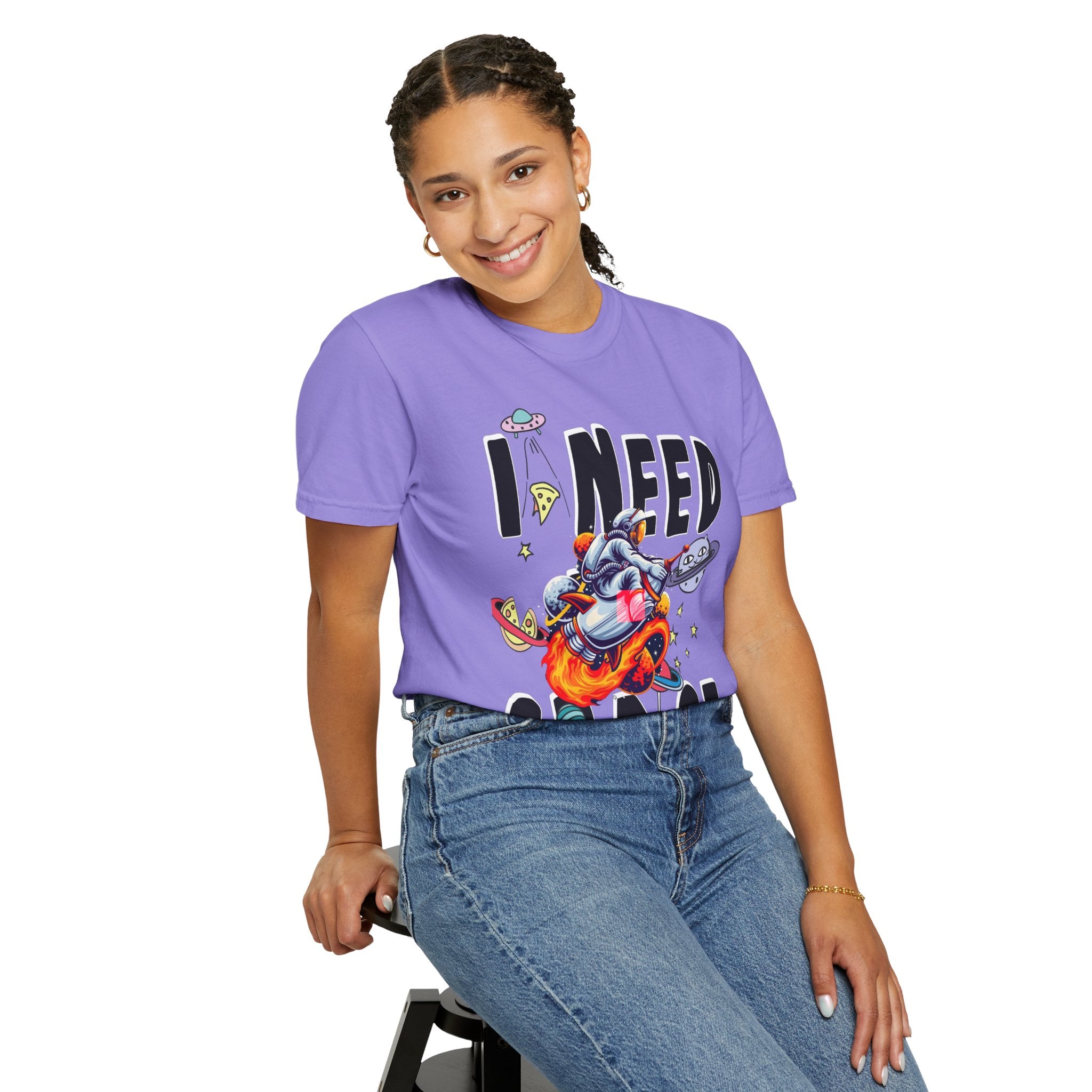 I Need Space T-Shirt — Funny Space Cartoon Astronaut Tee