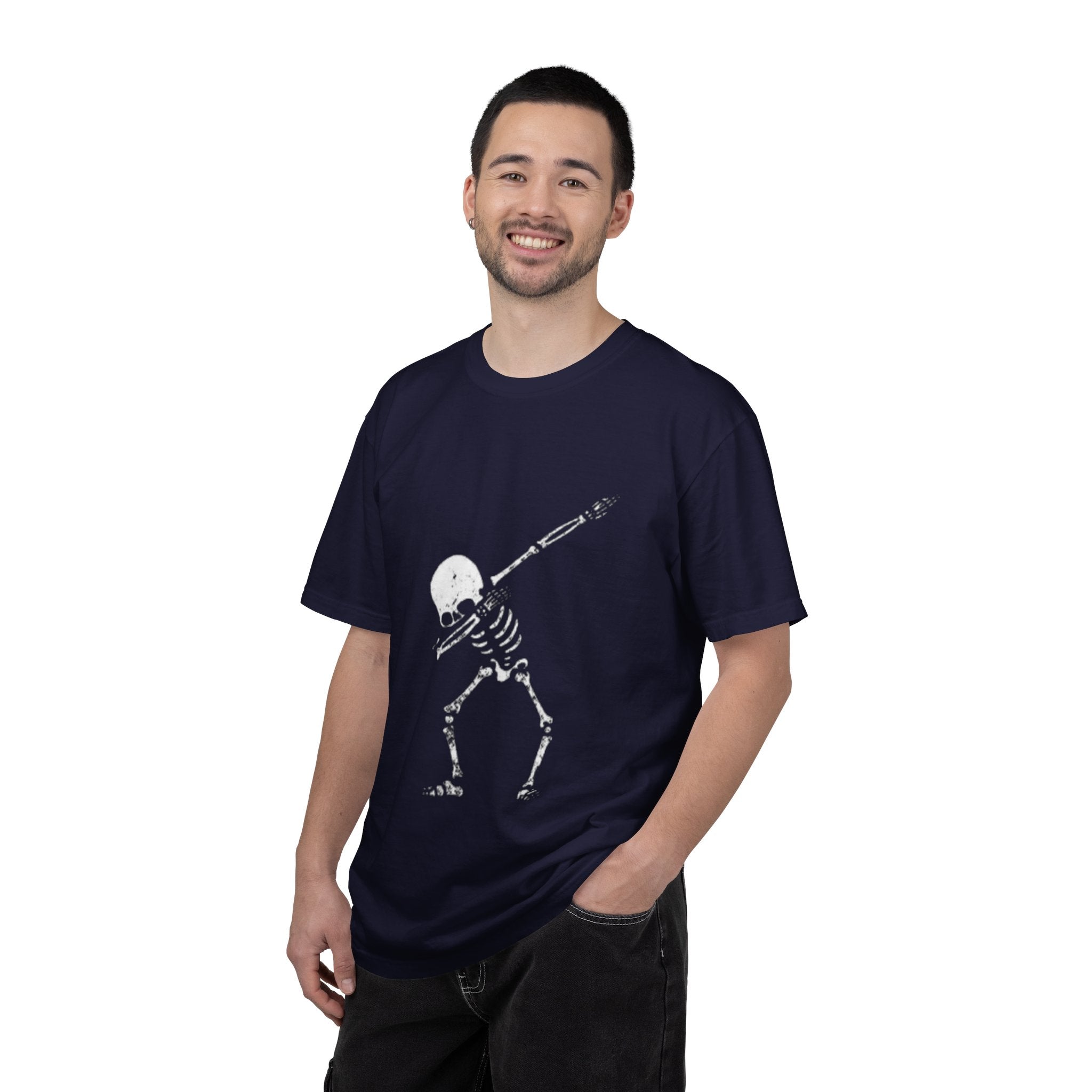Dabbing Skeleton T‑Shirt — Funny Halloween Graphic Tee