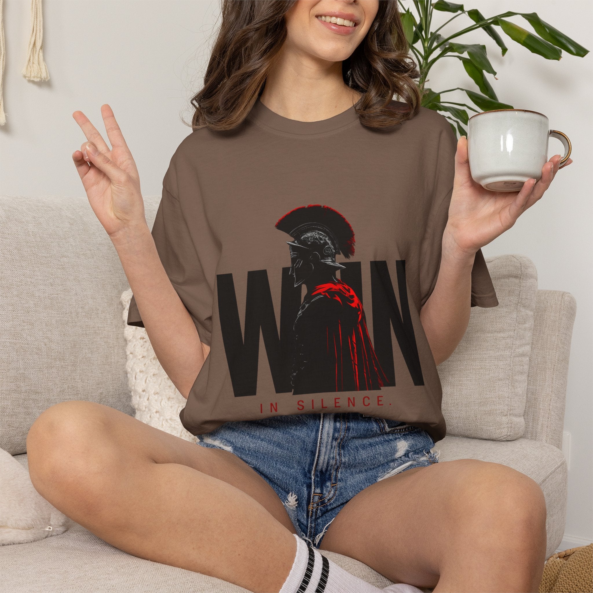 Spartan 'Win in Silence' Graphic T-Shirt