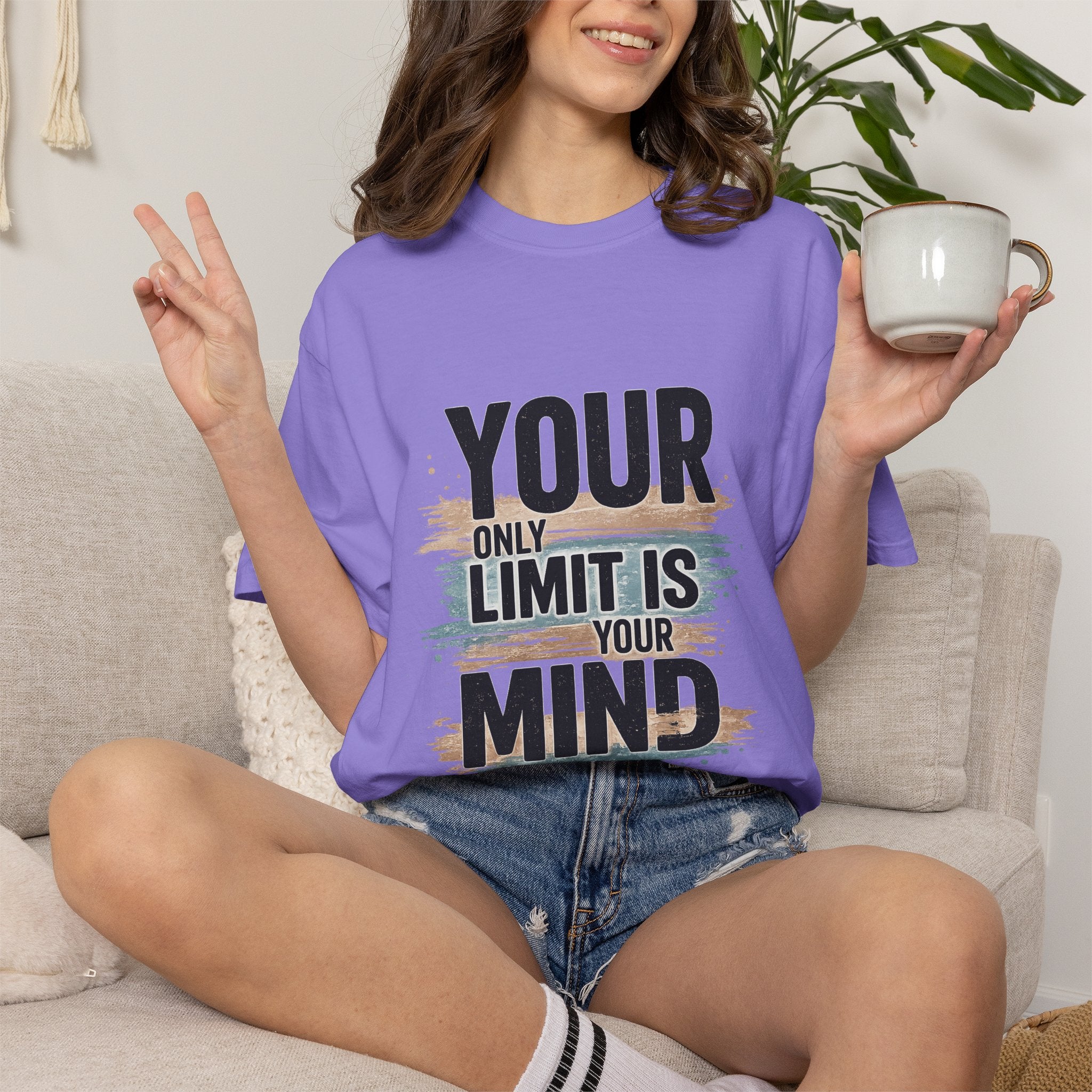 Inspirational Graphic T-Shirt — "Your Only Limit Is Your Mind" Motivational Tee