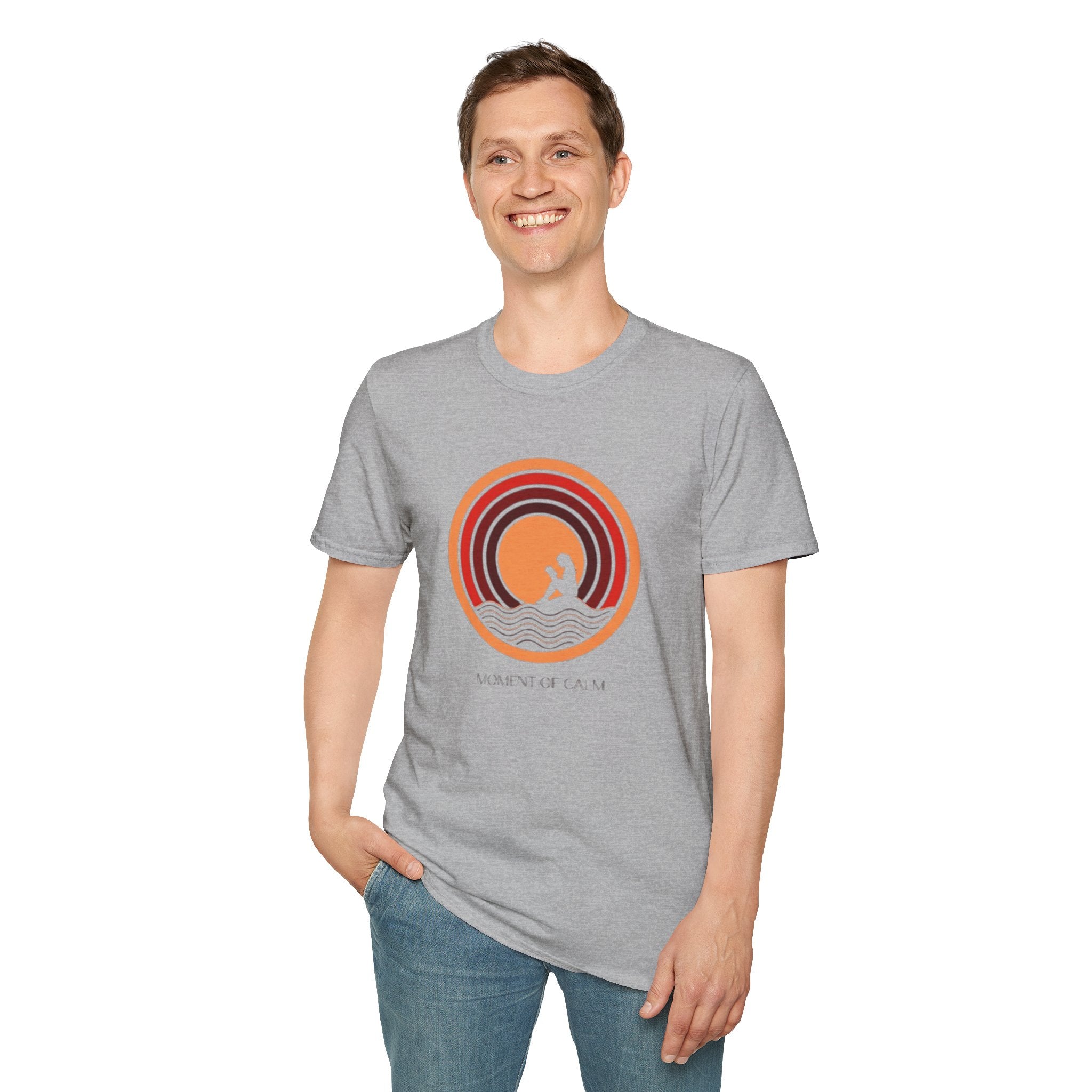 Sunset Surf T-Shirt — Retro Waves "Saltwater & Soul" Graphic Tee