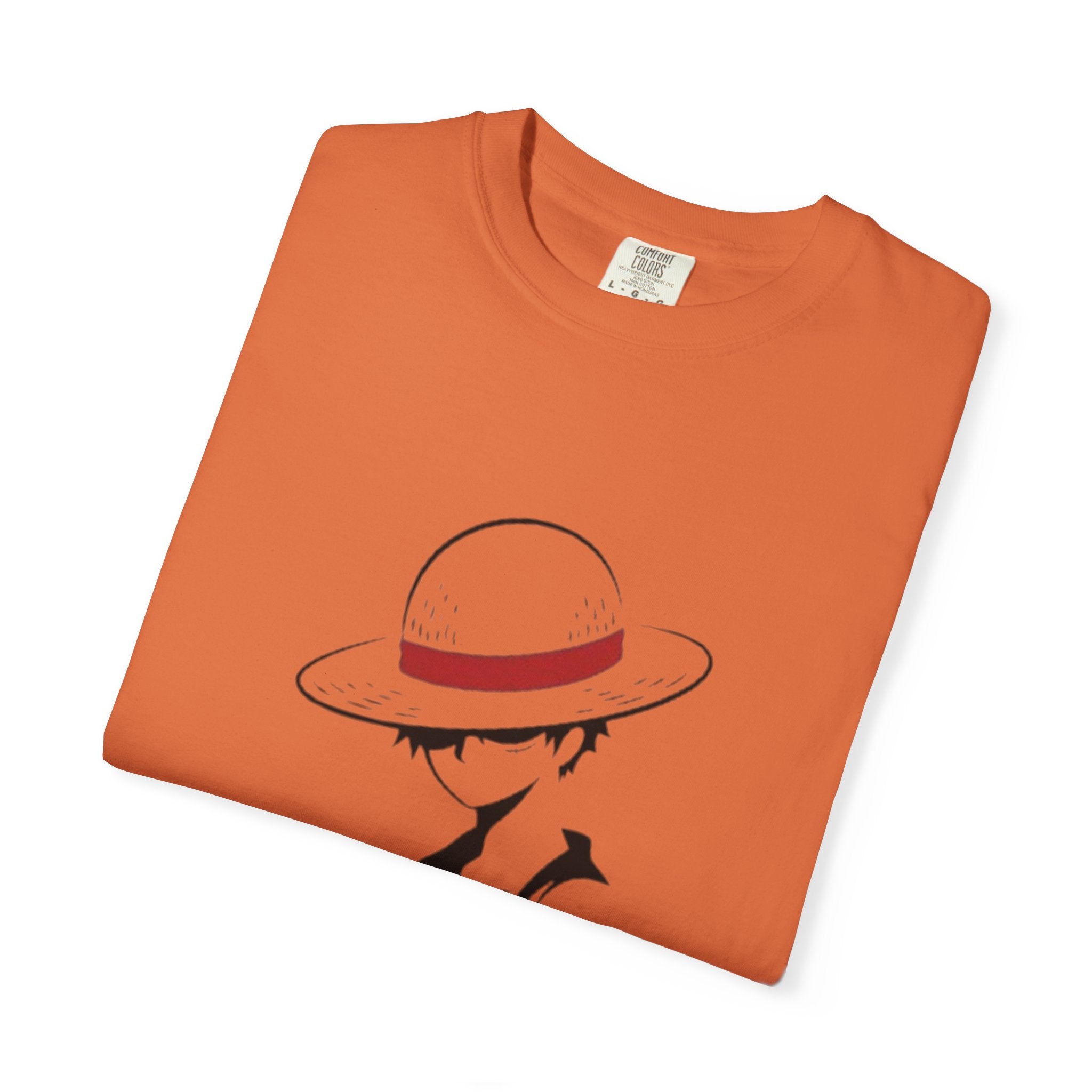 Minimal Straw Hat Silhouette T-Shirt