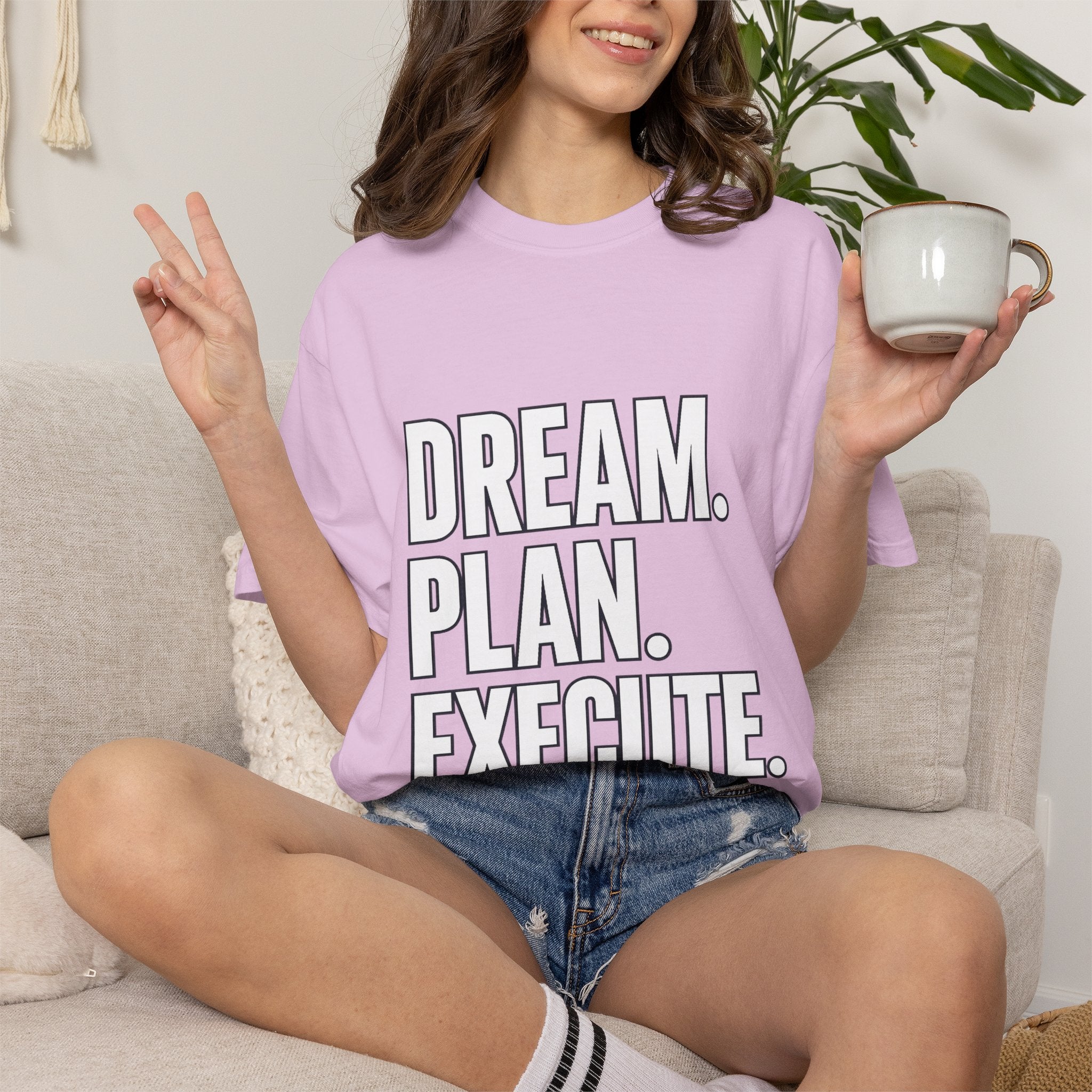 Dream. Plan. Execute. T-Shirt — Motivational Graphic Tee