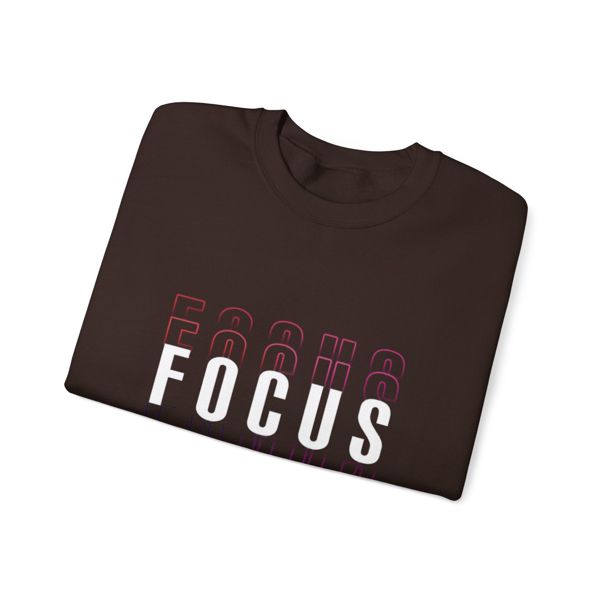 Focus Crewneck Sweatshirt — Motivational Casual Pullover