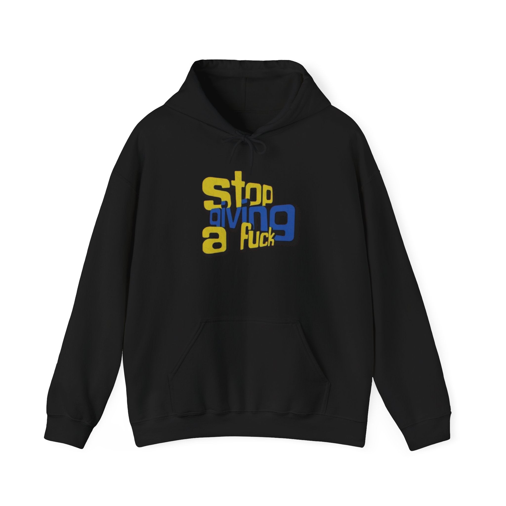 Hoodie — "Stop Giving a F*ck" Bold Retro Graphic Hoodie