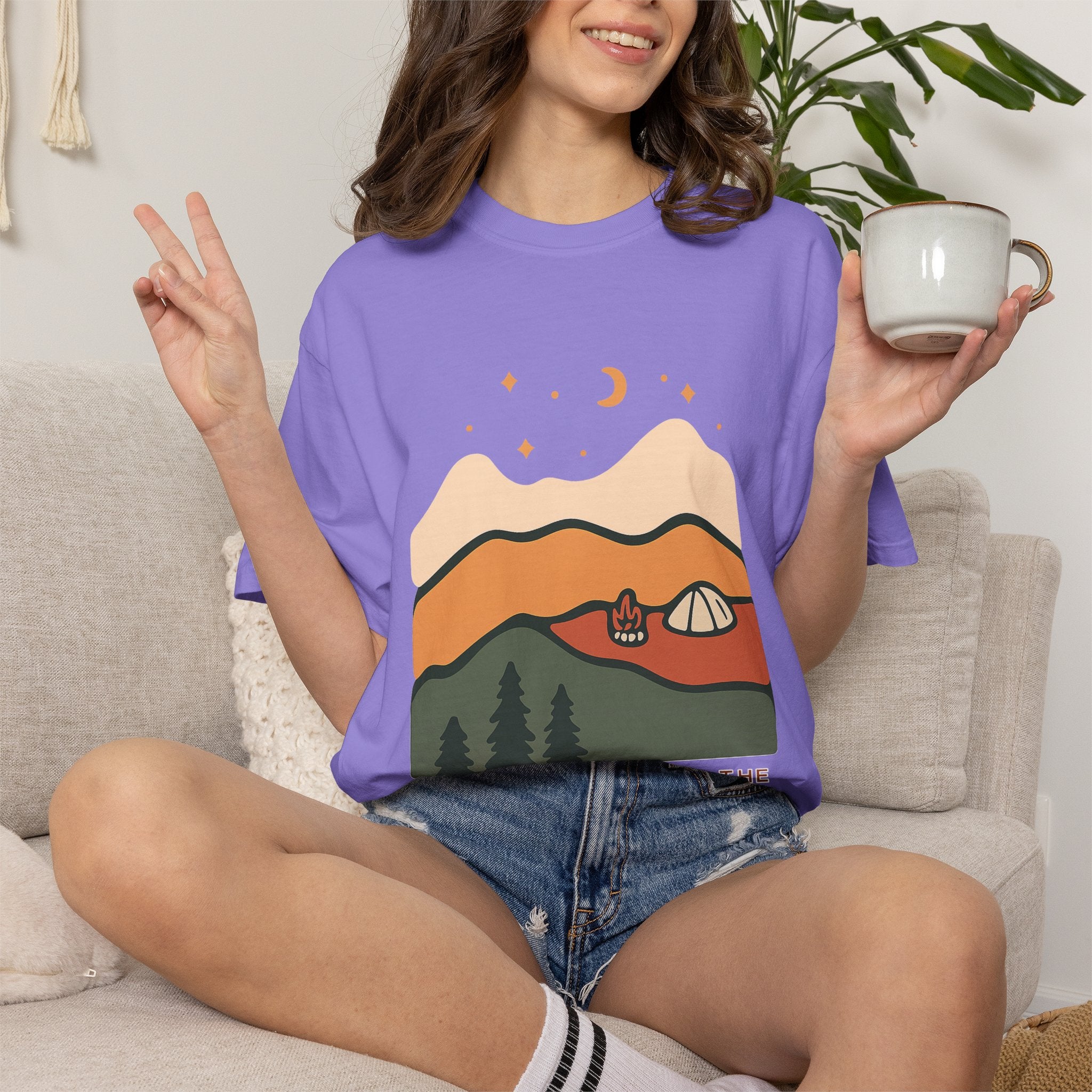 Life Is Better in the Mountains T-Shirt — Camping Mountain Graphic Tee