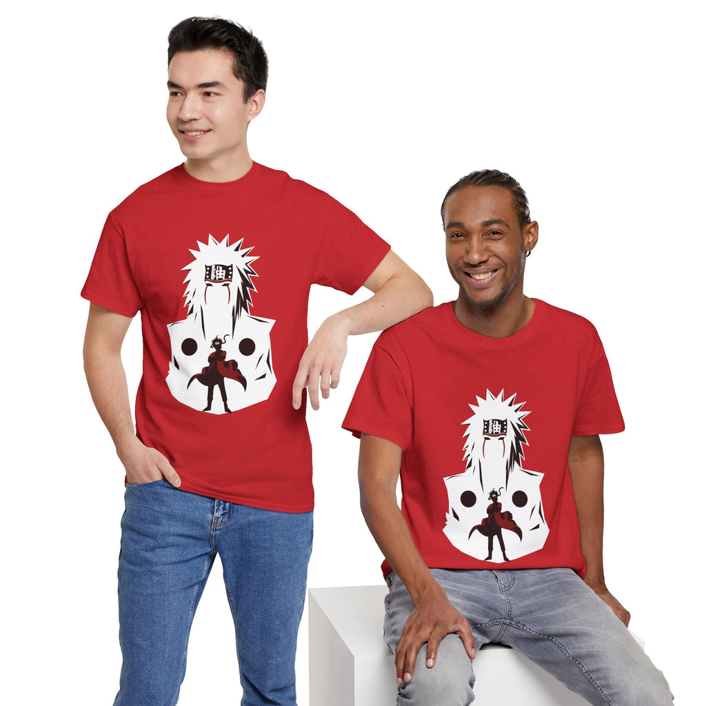 Anime Shadow Warrior T-Shirt — Silhouette Battle Graphic Tee