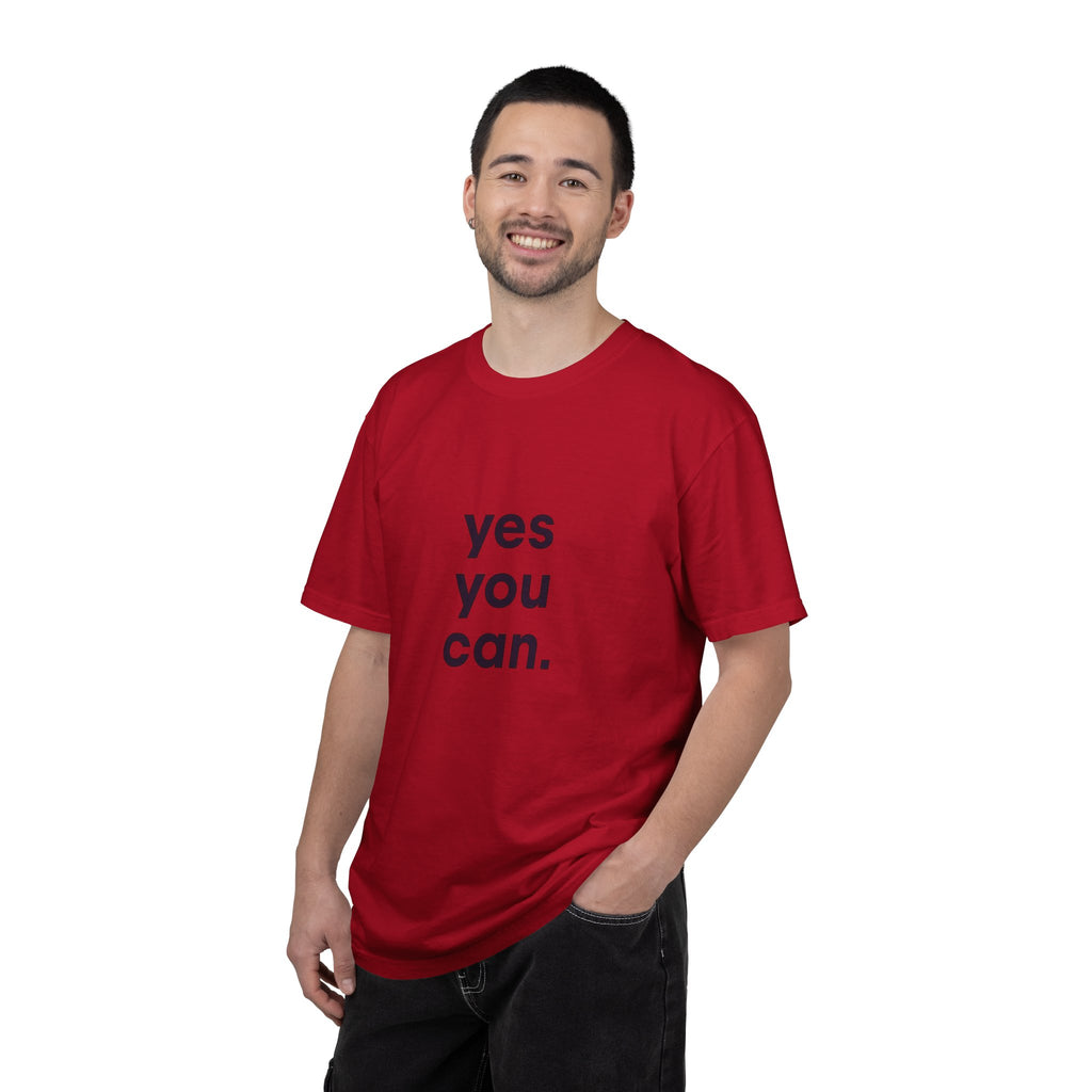 Yes You Can T-Shirt — Minimal Motivational Tee