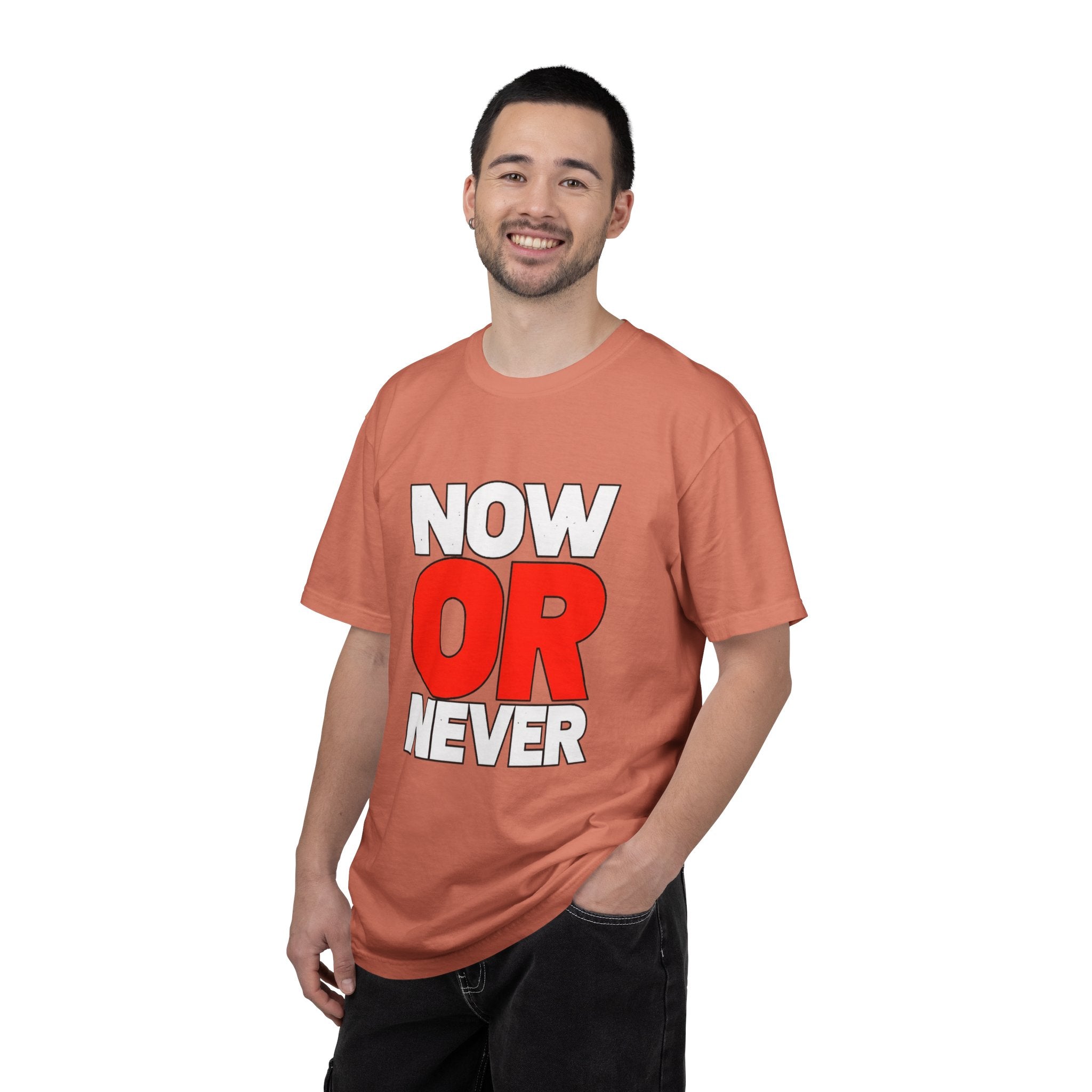 Now Or Never T-Shirt — Motivational Graphic Tee
