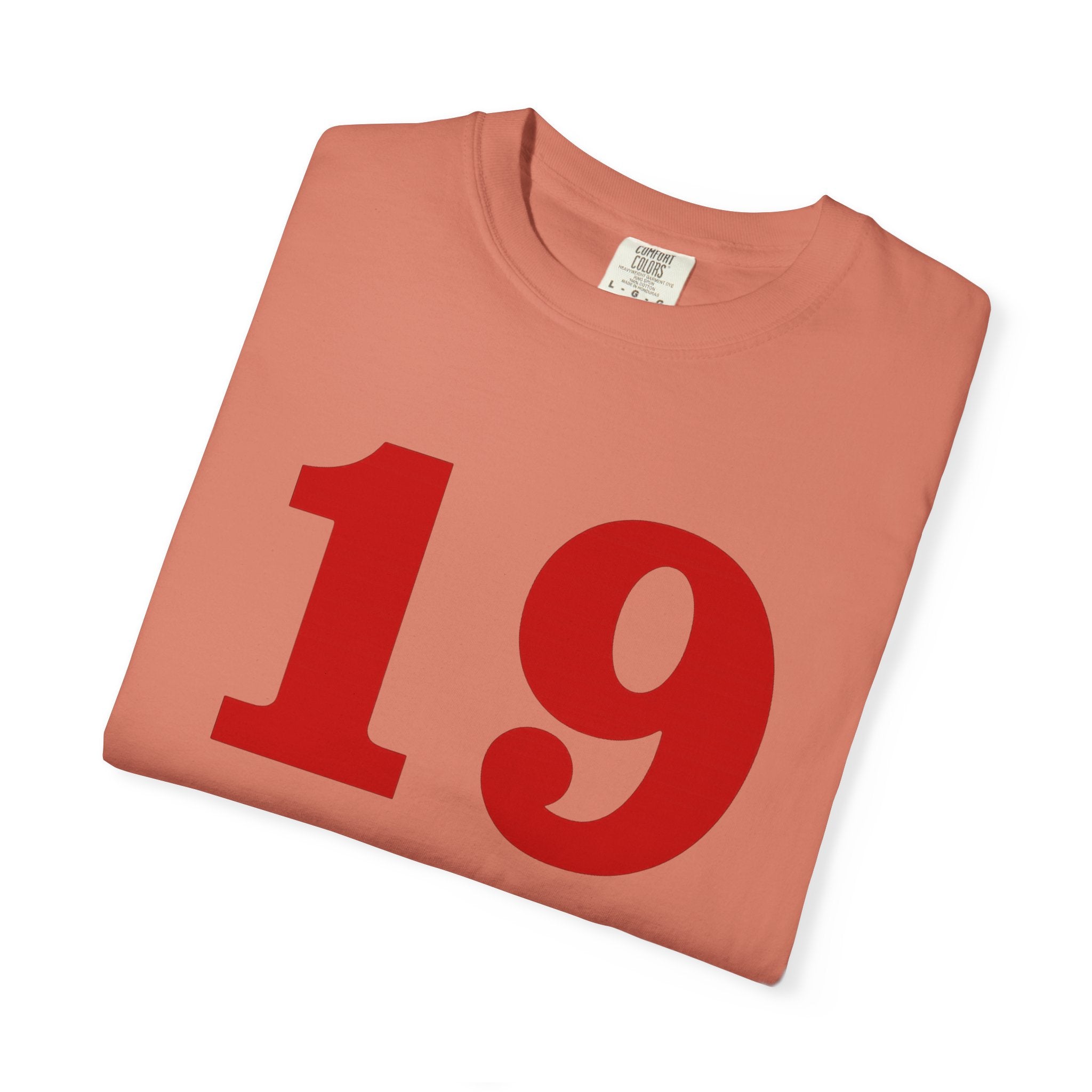 1999 Retro Number T-Shirt — Vintage Birth Year Tee