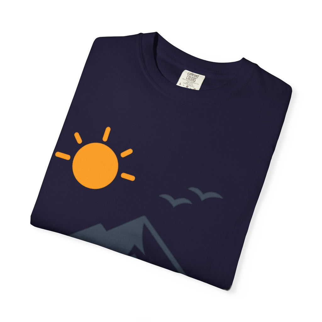 Mountain Sunrise T-Shirt — Scenic Outdoor Graphic Tee