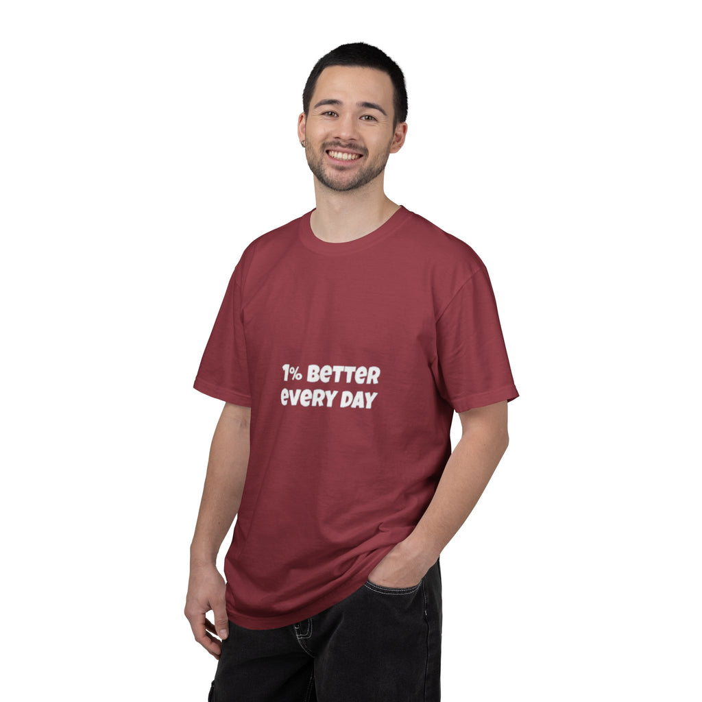 1% Better Every Day T-Shirt — Motivational Daily Progress Tee